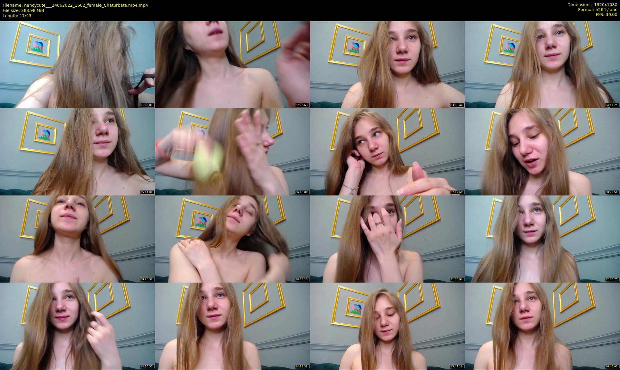 nancycute__ — 18 minute Chaturbate female cam show recording, 1080p, Jun 24, 2022
