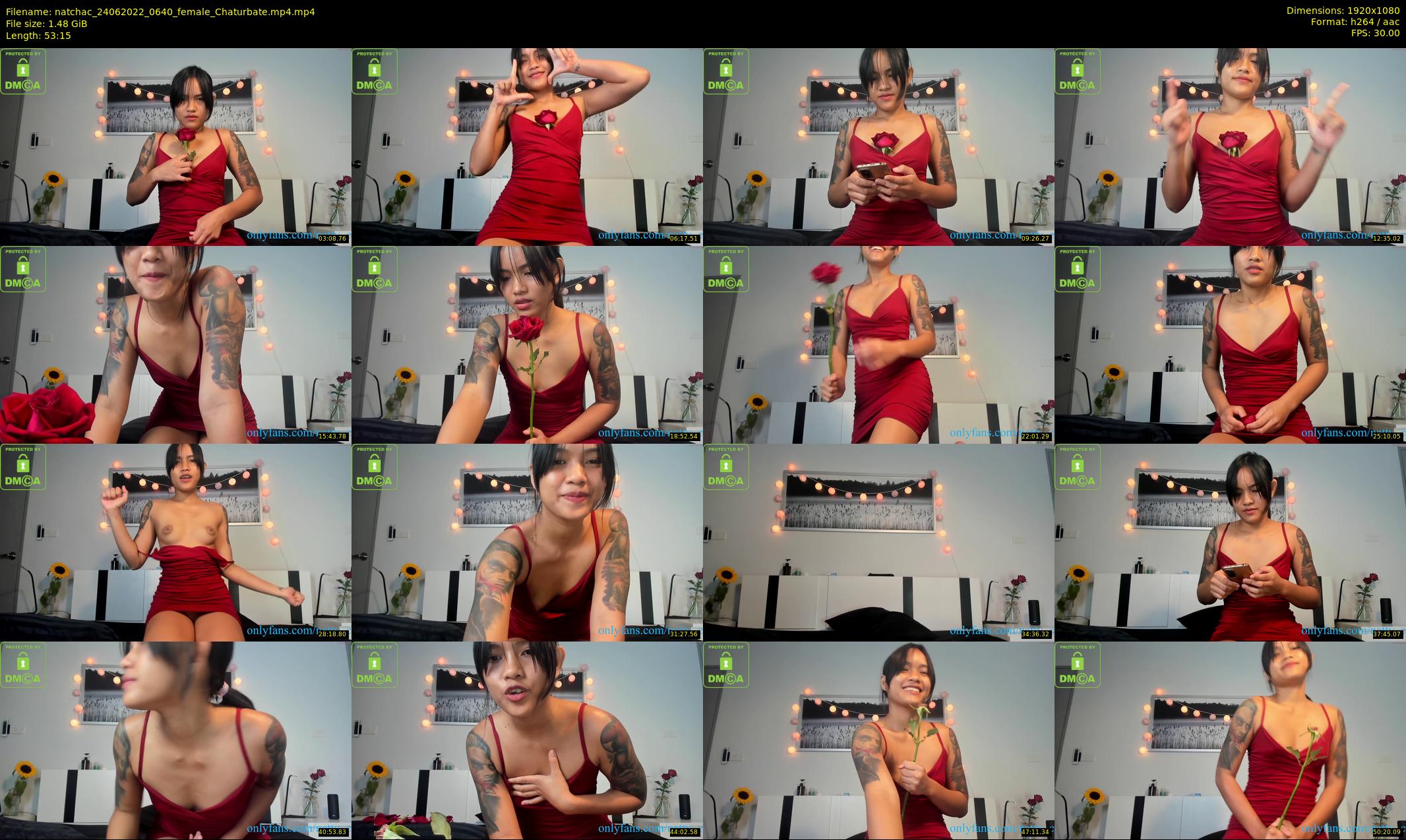 natchac — 54 minute Chaturbate female cam show recording, 1080p, Jun 24, 2022
