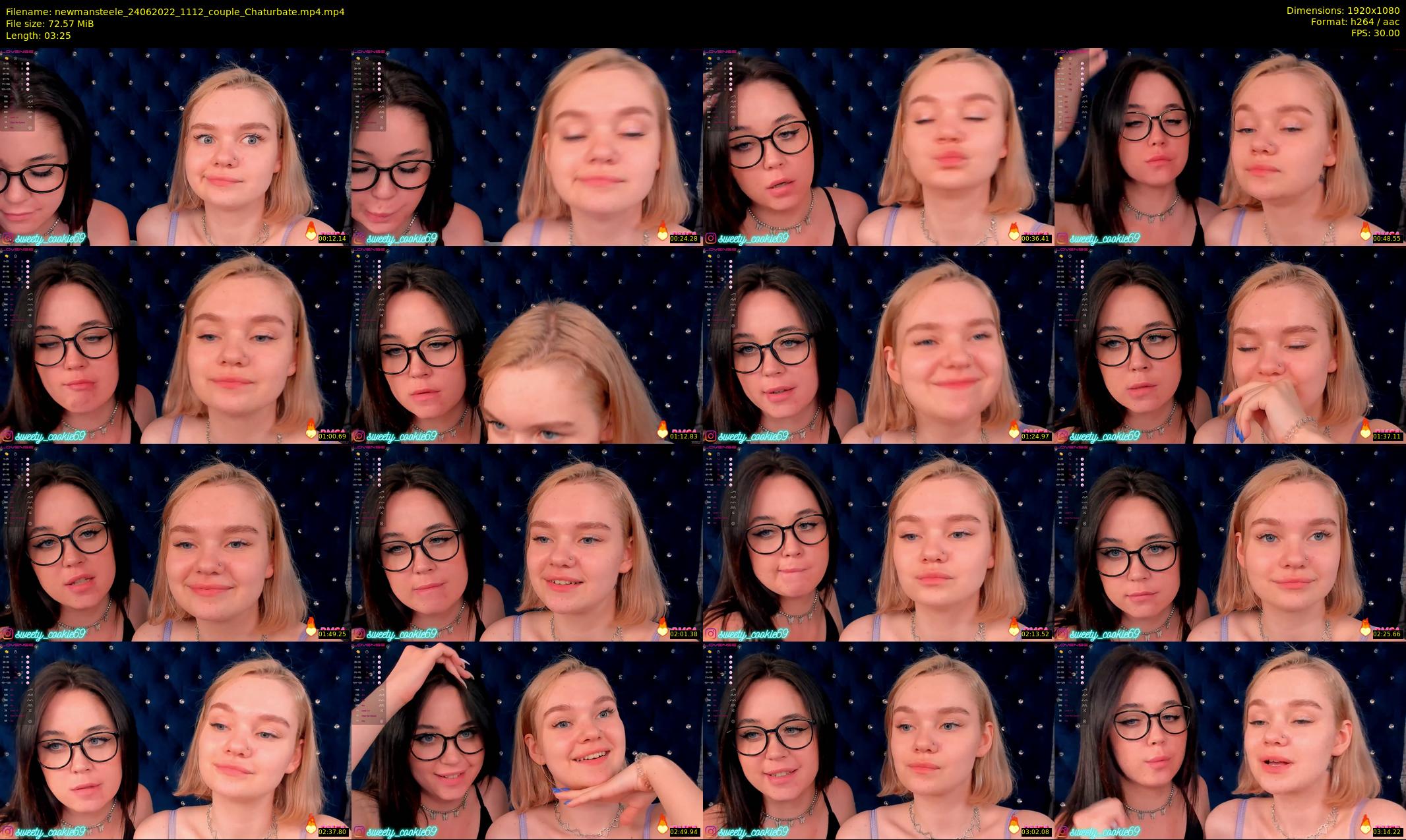 newmansteele — 4 minute Chaturbate couple cam show recording, 1080p, Jun 24, 2022