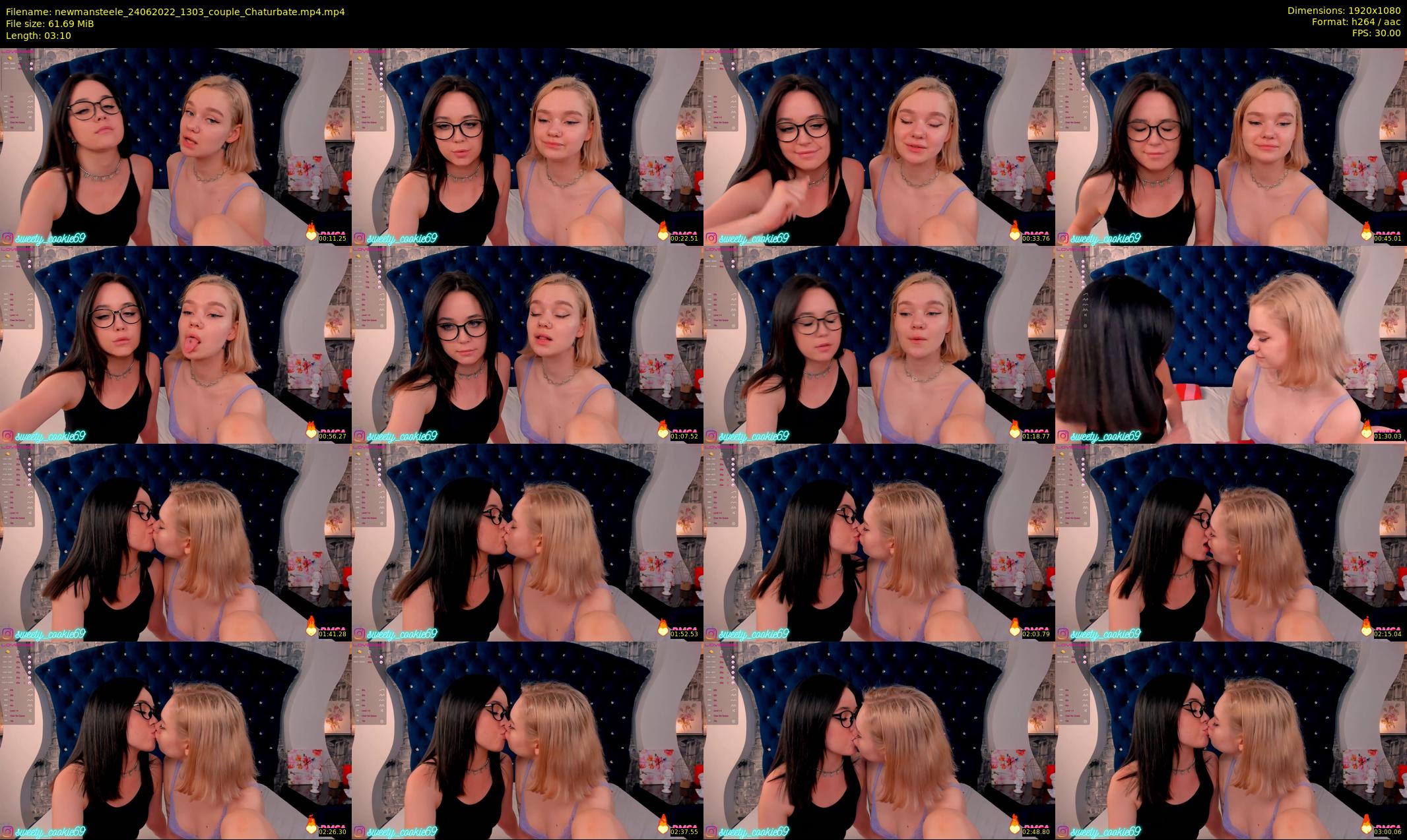 newmansteele — 4 minute Chaturbate couple cam show recording, 1080p, Jun 24, 2022