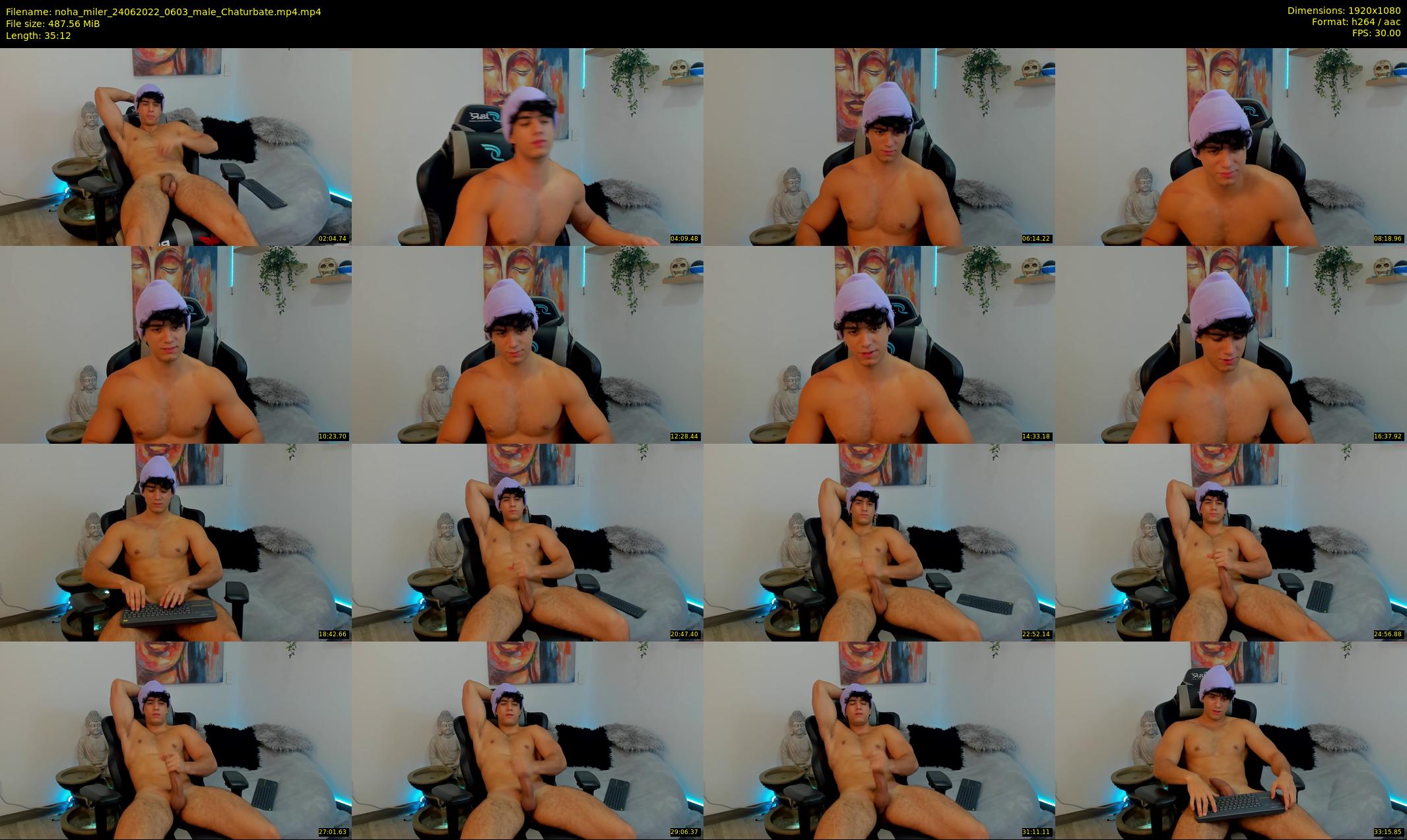 noha_miler — 36 minute Chaturbate male cam show recording, 1080p, Jun 24, 2022