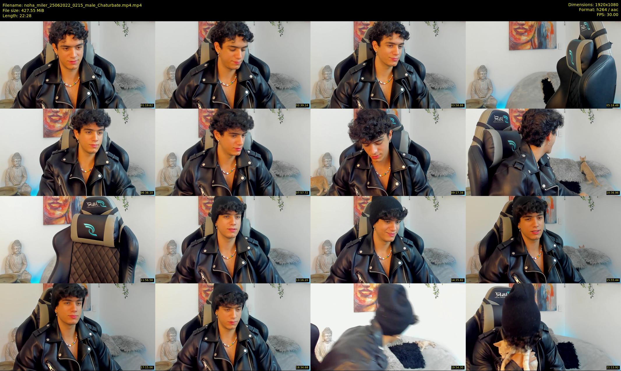 noha_miler — 23 minute Chaturbate male cam show recording, 1080p, Jun 25, 2022