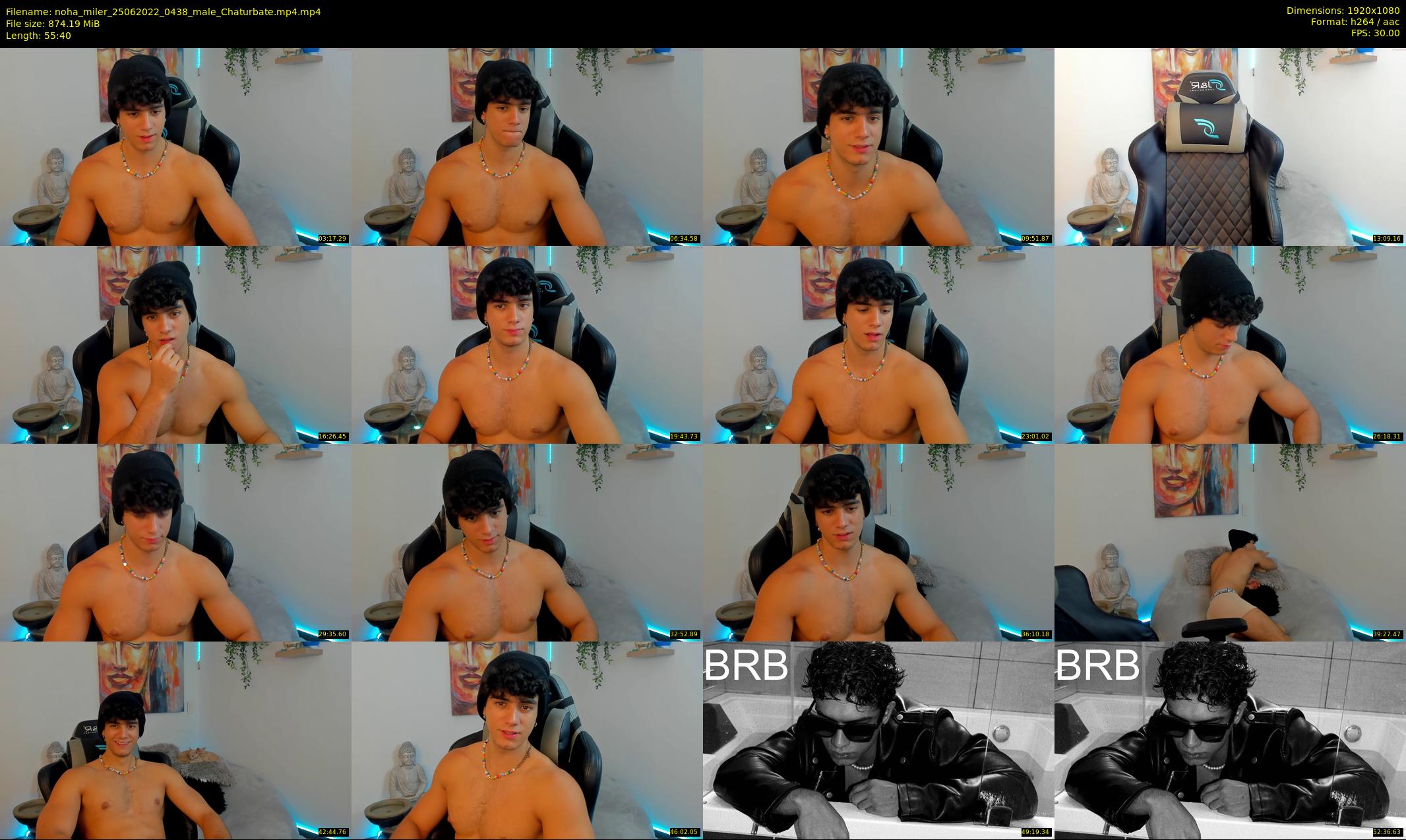 noha_miler — 56 minute Chaturbate male cam show recording, 1080p, Jun 25, 2022