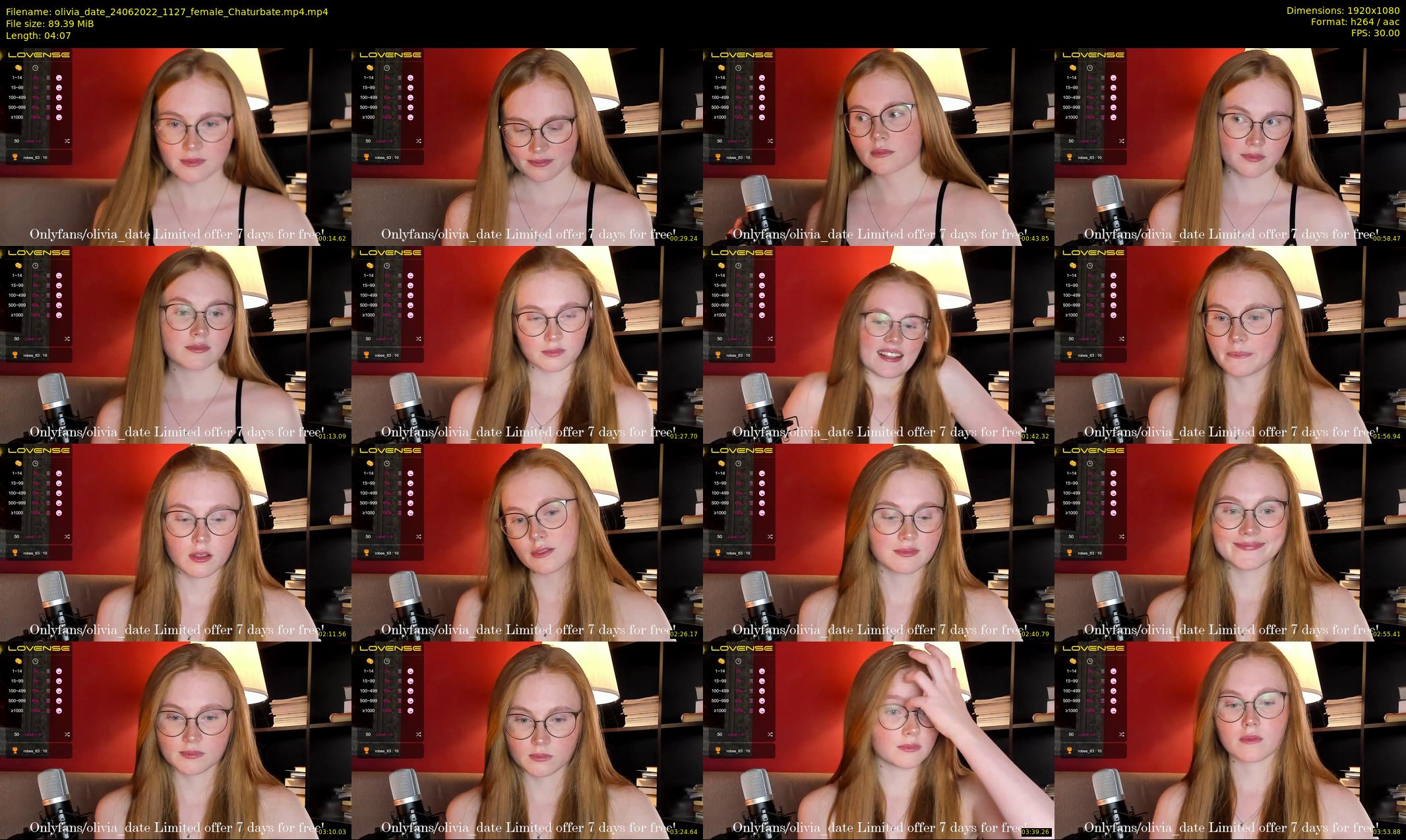 olivia_date — 5 minute Chaturbate female cam show recording, 1080p, Jun 24, 2022