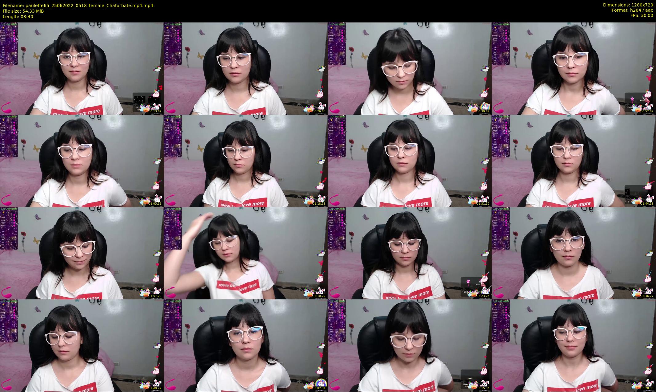 paulette65 — 4 minute Chaturbate female cam show recording, 720p, Jun 25, 2022