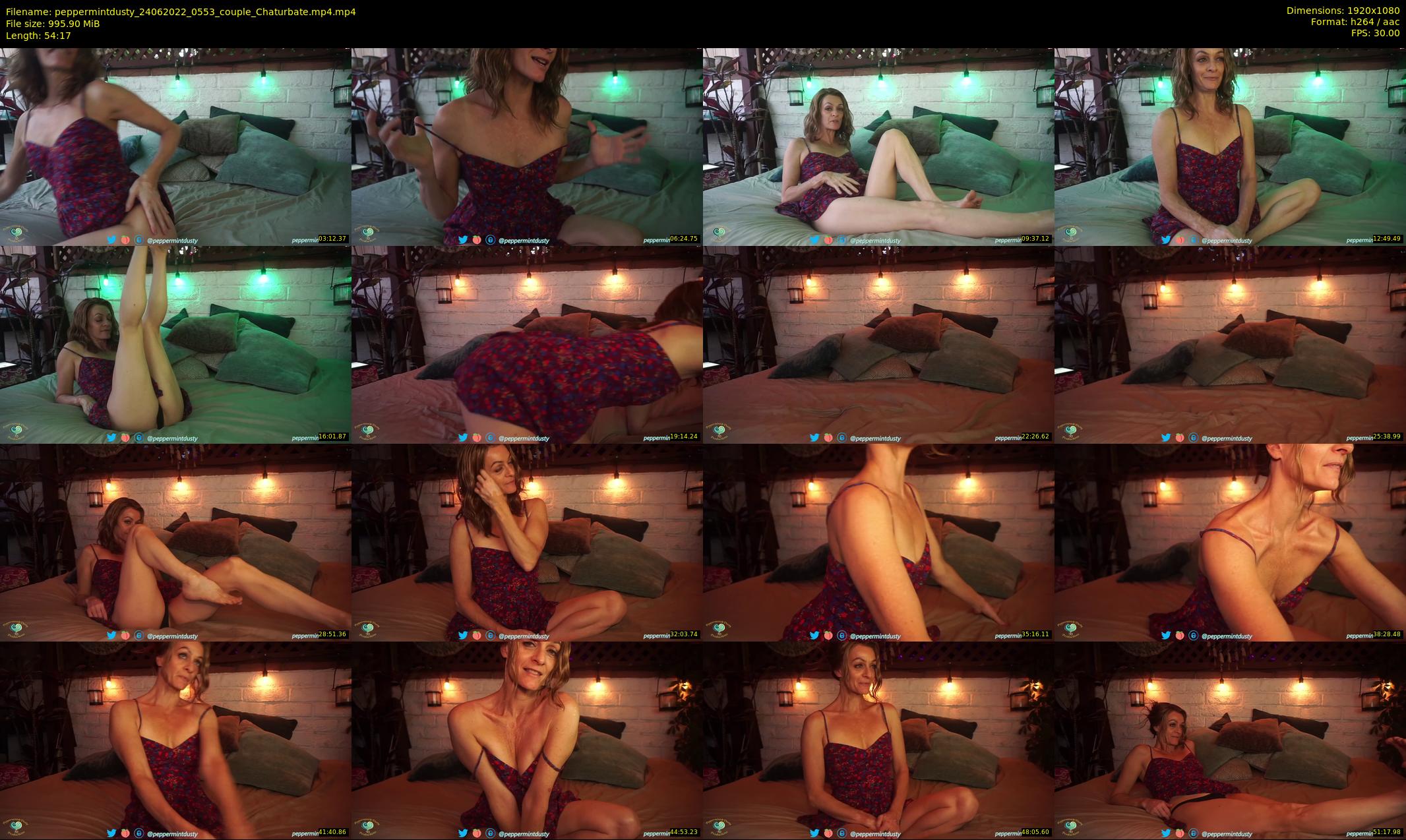 peppermintdusty — 55 minute Chaturbate couple cam show recording, 1080p, Jun 24, 2022