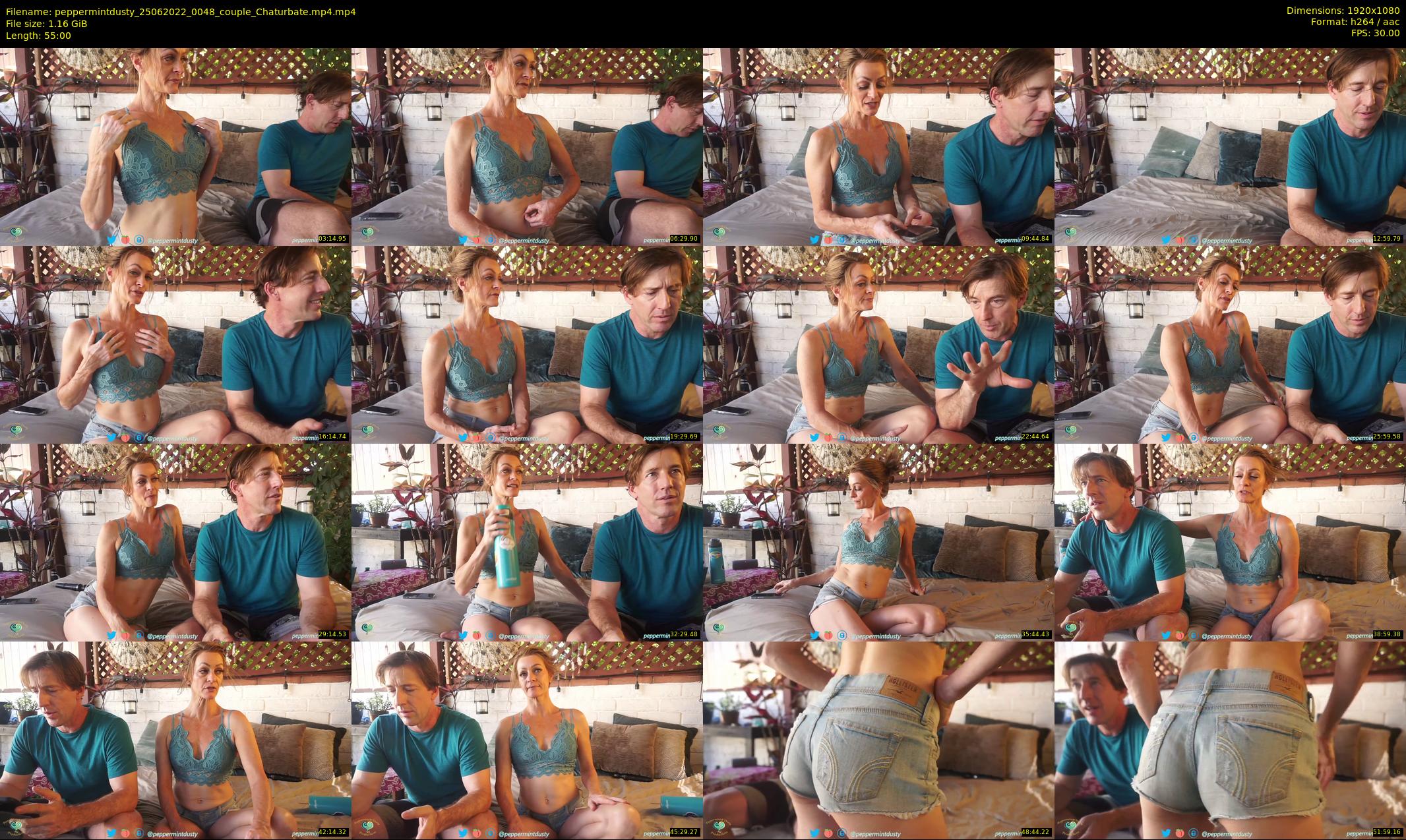 peppermintdusty — 55 minute Chaturbate couple cam show recording, 1080p, Jun 25, 2022