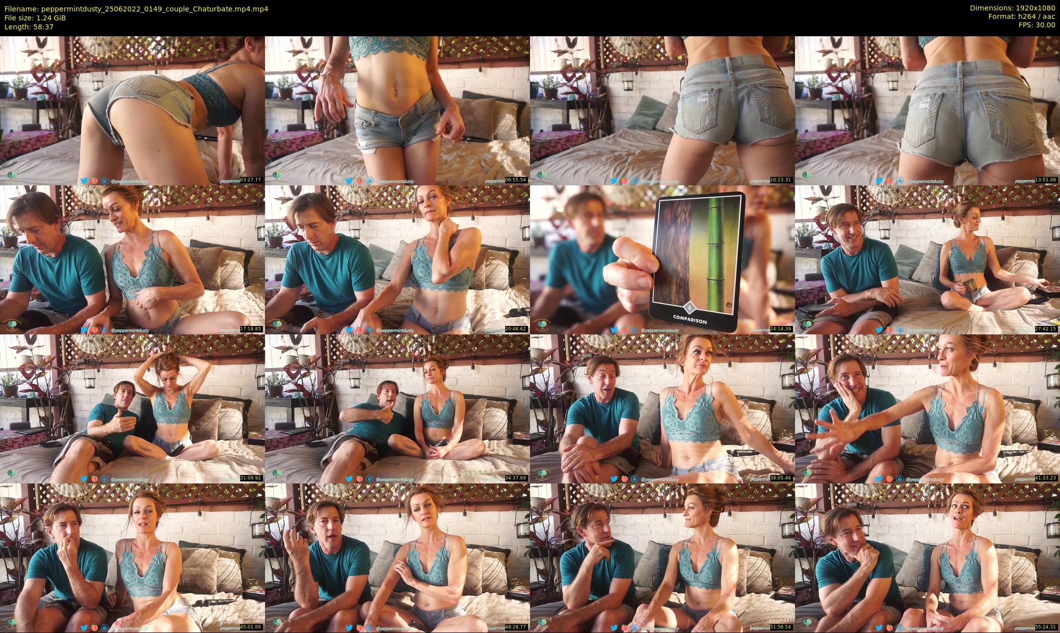 peppermintdusty — 59 minute Chaturbate couple cam show recording, 1080p, Jun 25, 2022