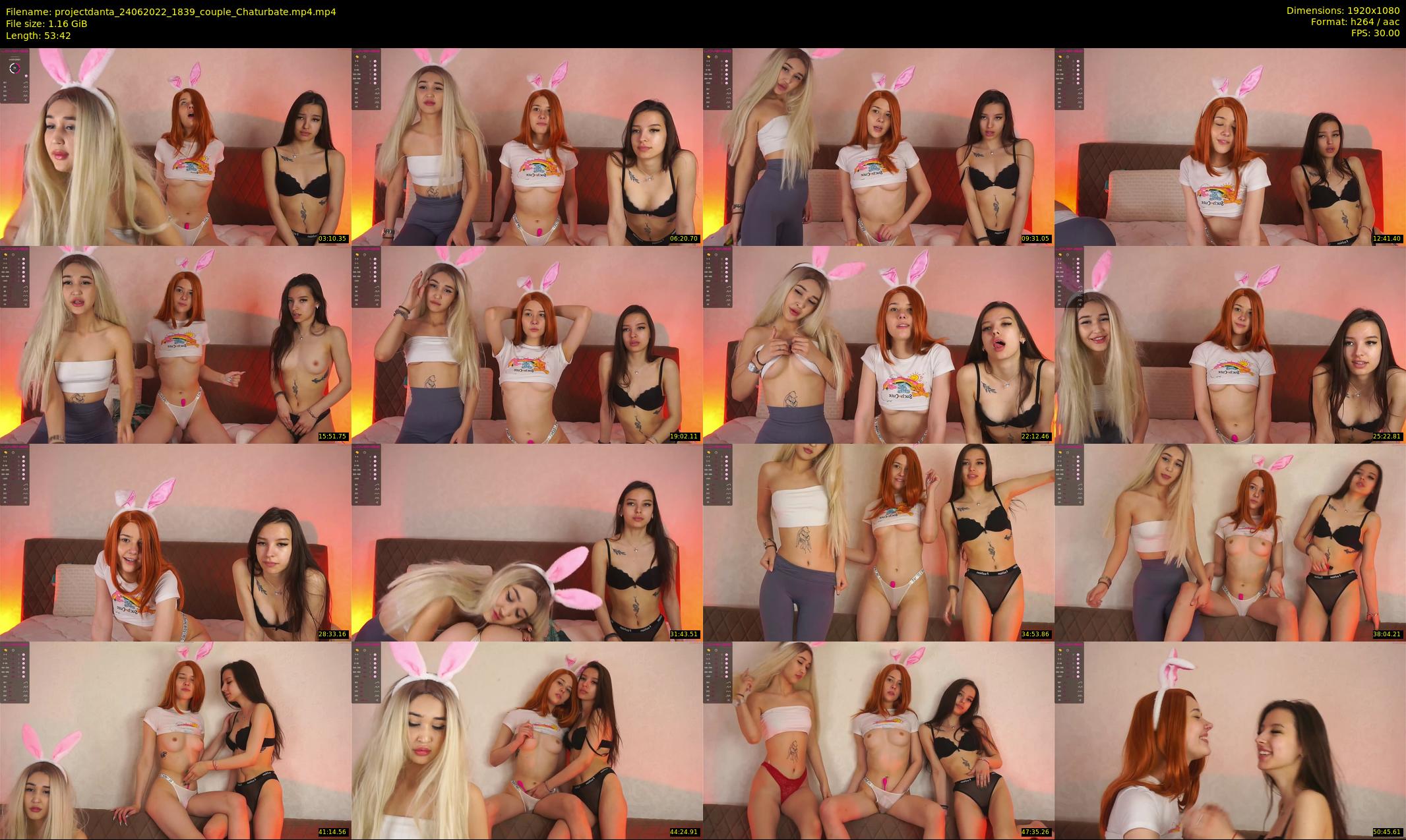 projectdanta — 54 minute Chaturbate female cam show recording, 1080p, Jun 24, 2022