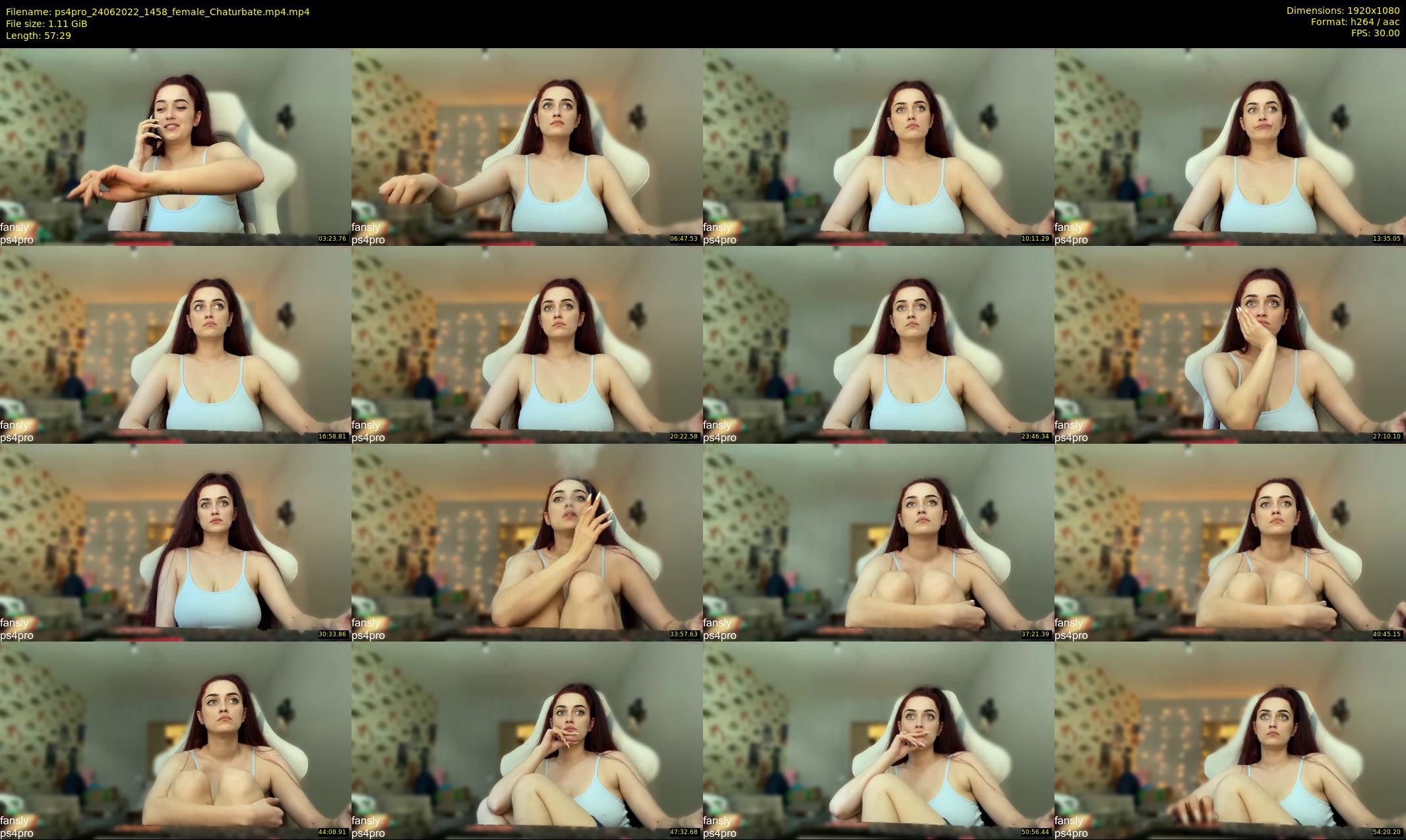 ps4pro — 58 minute Chaturbate female cam show recording, 1080p, Jun 24, 2022