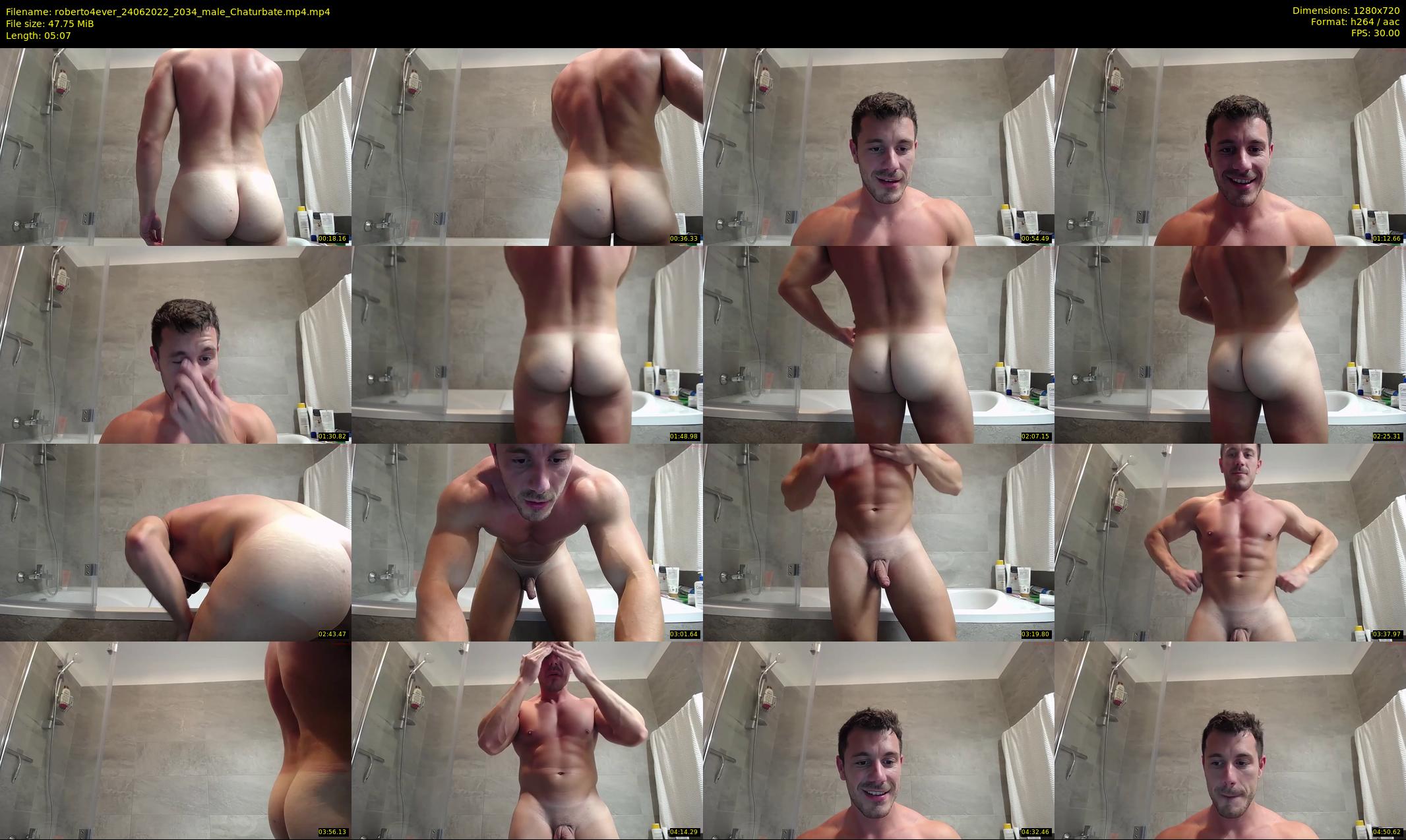 roberto4ever — 6 minute Chaturbate male cam show recording, 720p, Jun 24, 2022