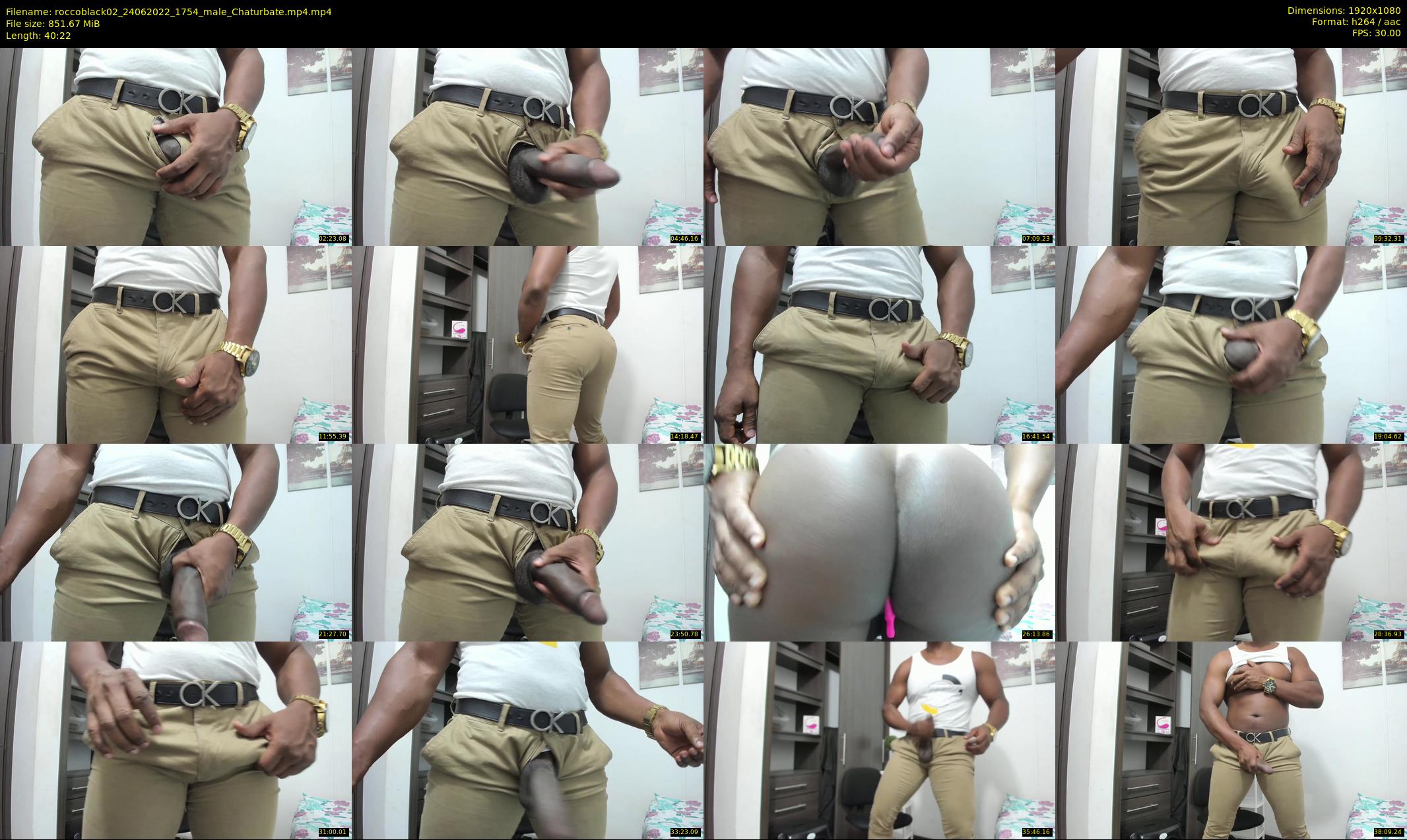 roccoblack02 — 41 minute Chaturbate male cam show recording, 1080p, Jun 24, 2022