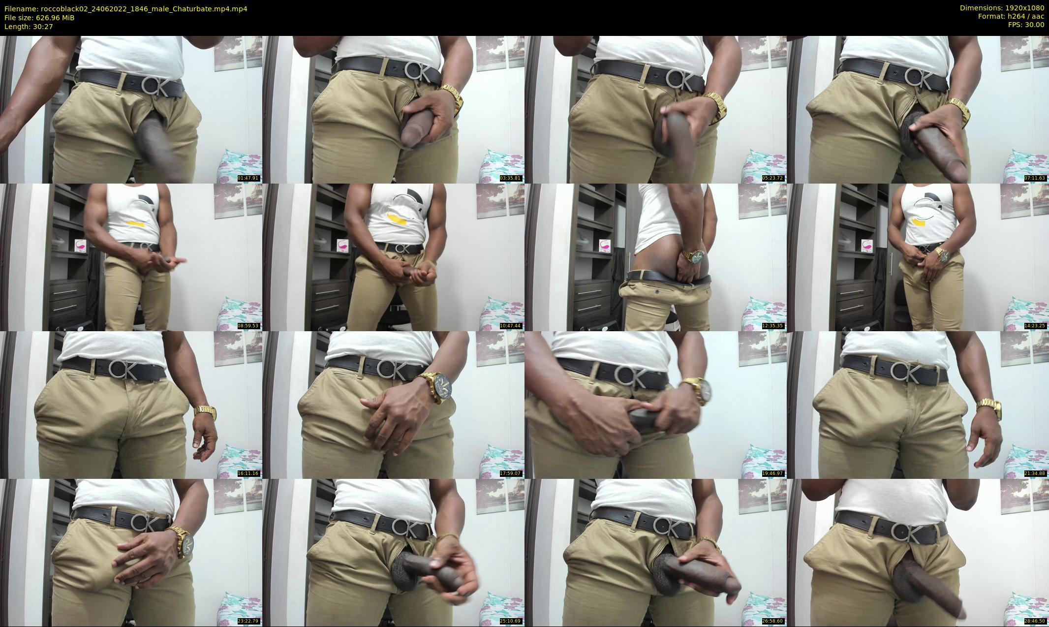 roccoblack02 — 31 minute Chaturbate male cam show recording, 1080p, Jun 24, 2022