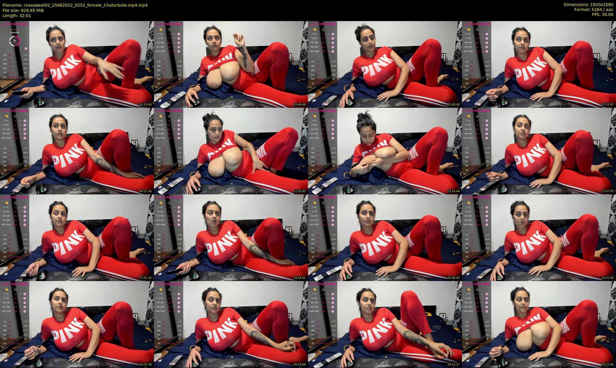 rosasweet02 — 33 minute Chaturbate female cam show recording, 1080p, Jun 25, 2022