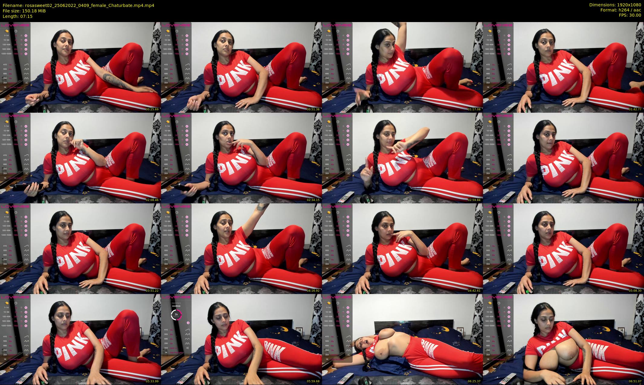rosasweet02 — 8 minute Chaturbate female cam show recording, 1080p, Jun 25, 2022