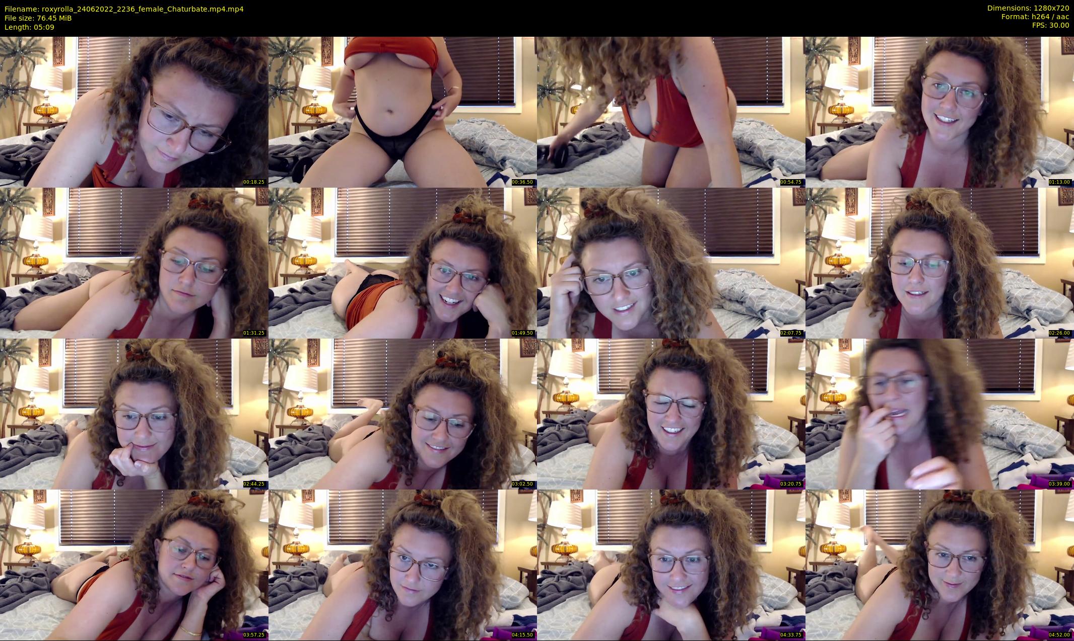 roxyrolla — 6 minute Chaturbate female cam show recording, 720p, Jun 24, 2022
