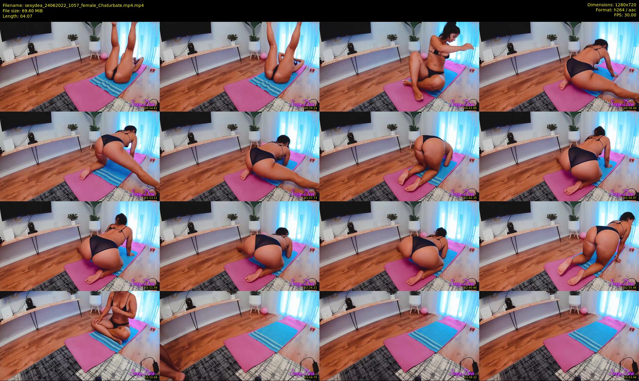 sexydea — 5 minute Chaturbate female cam show recording, 720p, Jun 24, 2022
