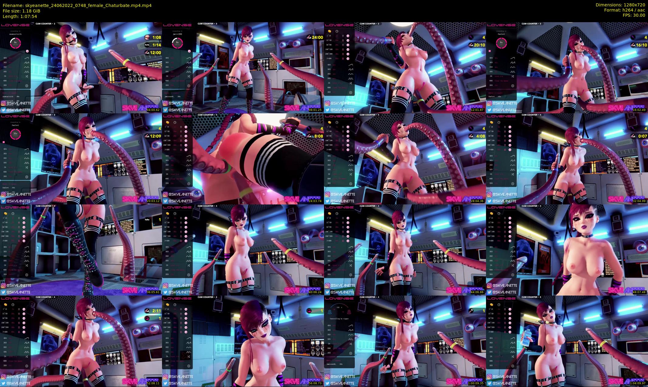 skyeanette — 68 minute Chaturbate female cam show recording, 720p, Jun 24, 2022