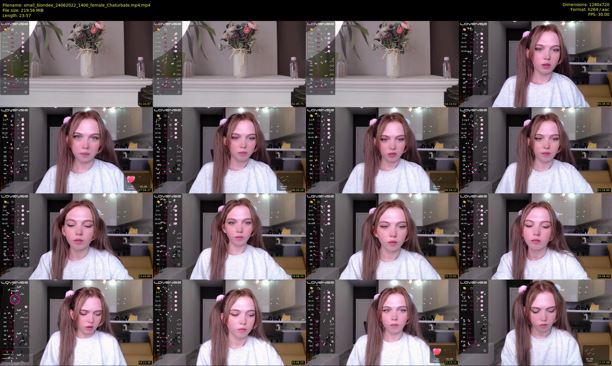small_blondee — 24 minute Chaturbate female cam show recording, 720p, Jun 24, 2022