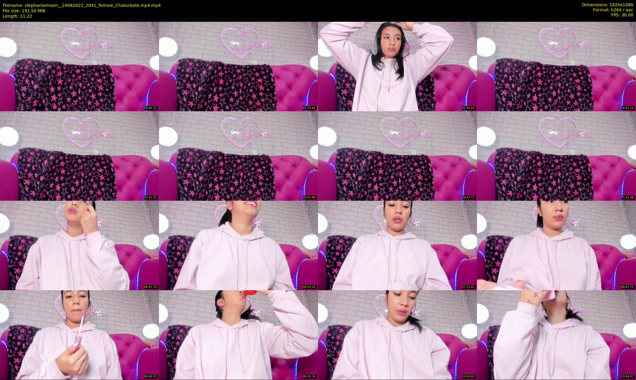stephaniemoon_ — 12 minute Chaturbate female cam show recording, 1080p, Jun 24, 2022