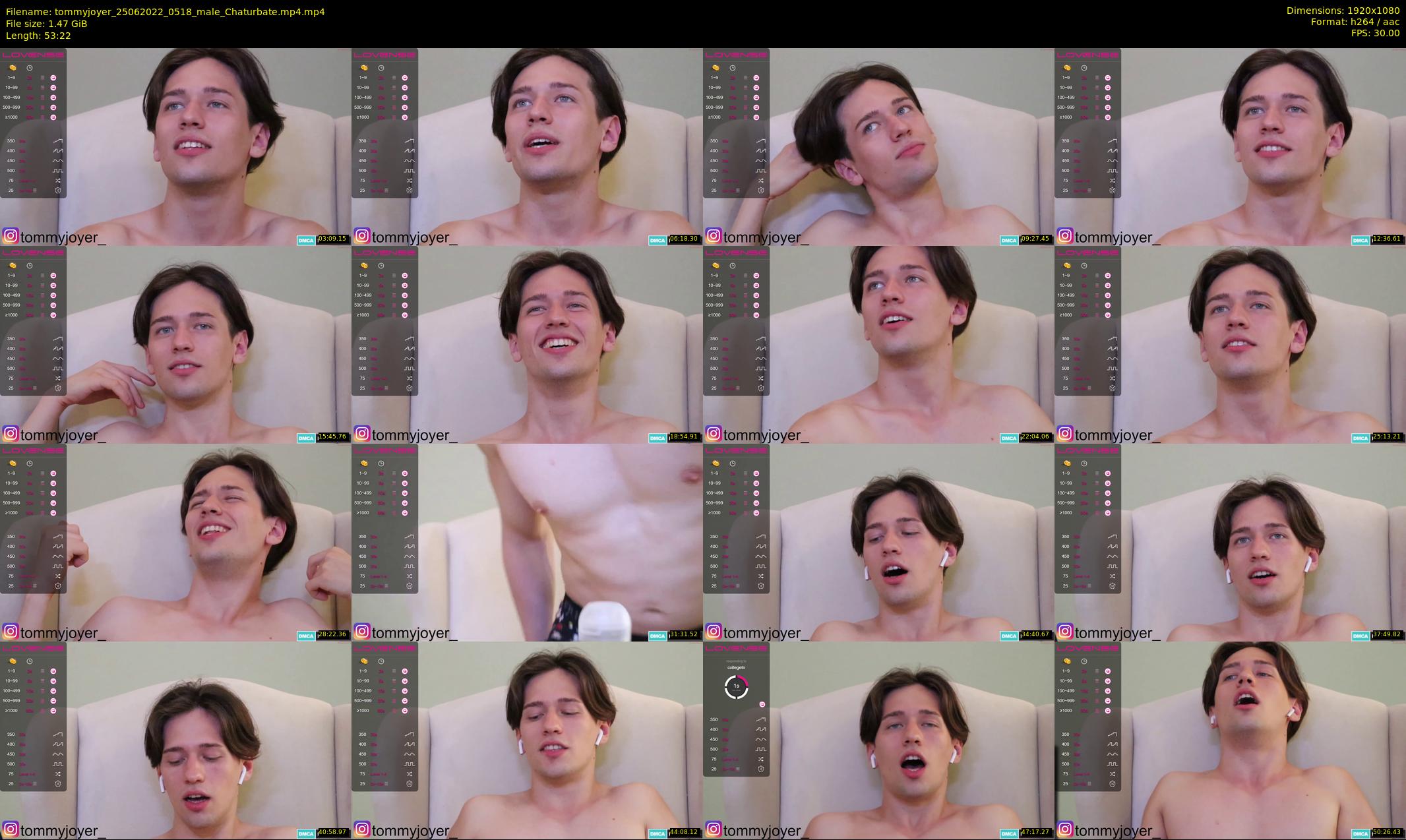 tommyjoyer — 54 minute Chaturbate male cam show recording, 1080p, Jun 25, 2022