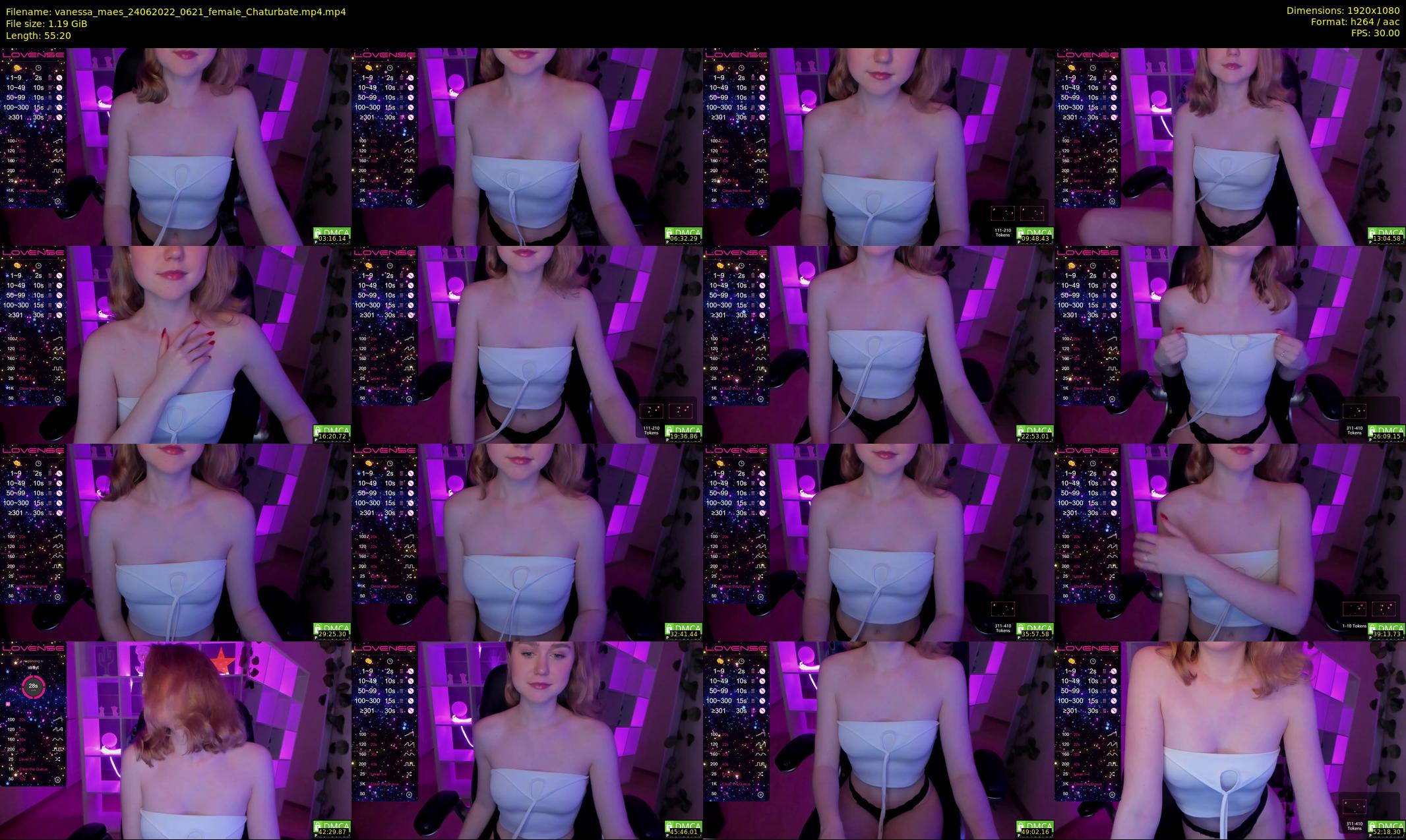 vanessa_maes — 56 minute Chaturbate female cam show recording, 1080p, Jun 24, 2022