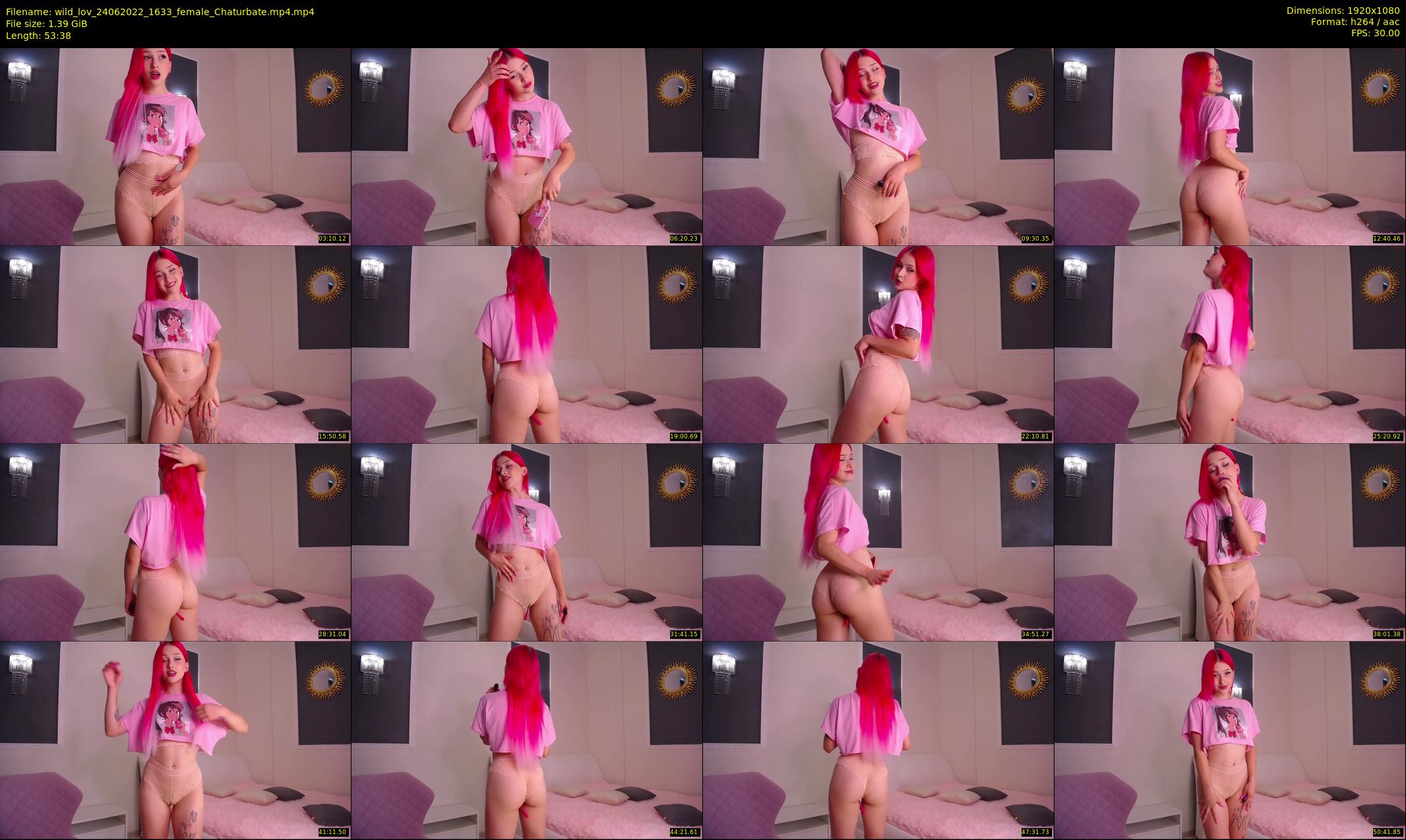 wild_lov — 54 minute Chaturbate female cam show recording, 1080p, Jun 24, 2022