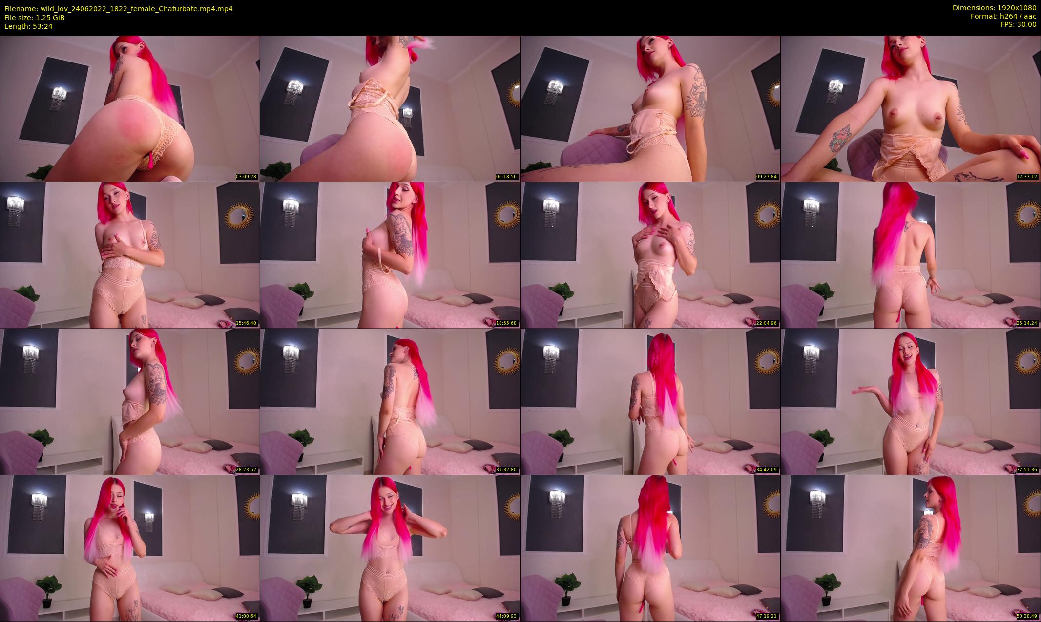 wild_lov — 54 minute Chaturbate female cam show recording, 1080p, Jun 24, 2022