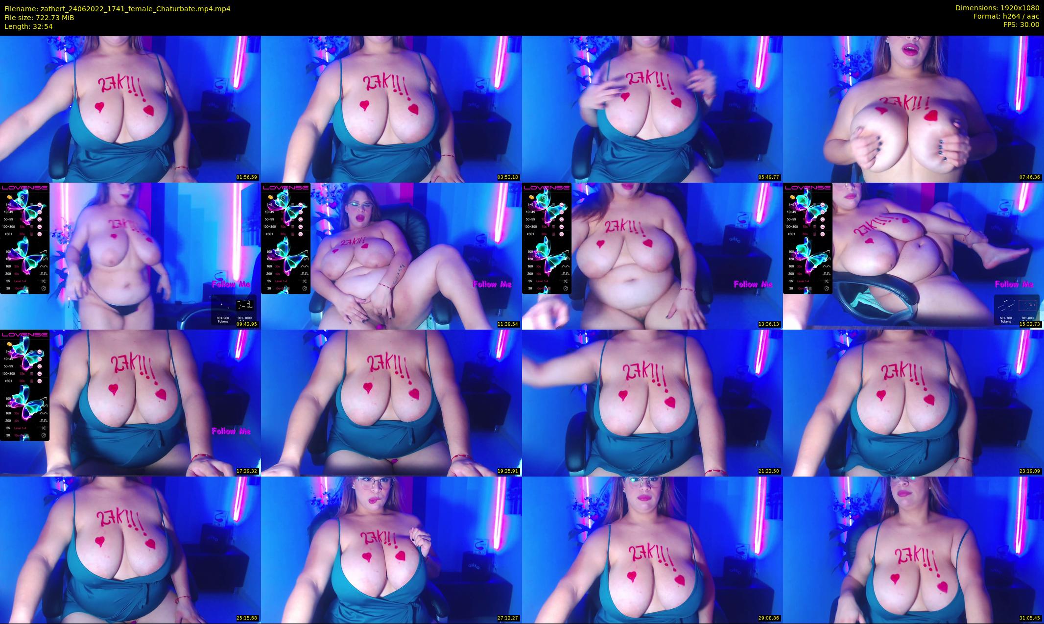 zathert — 33 minute Chaturbate female cam show recording, 1080p, Jun 24, 2022
