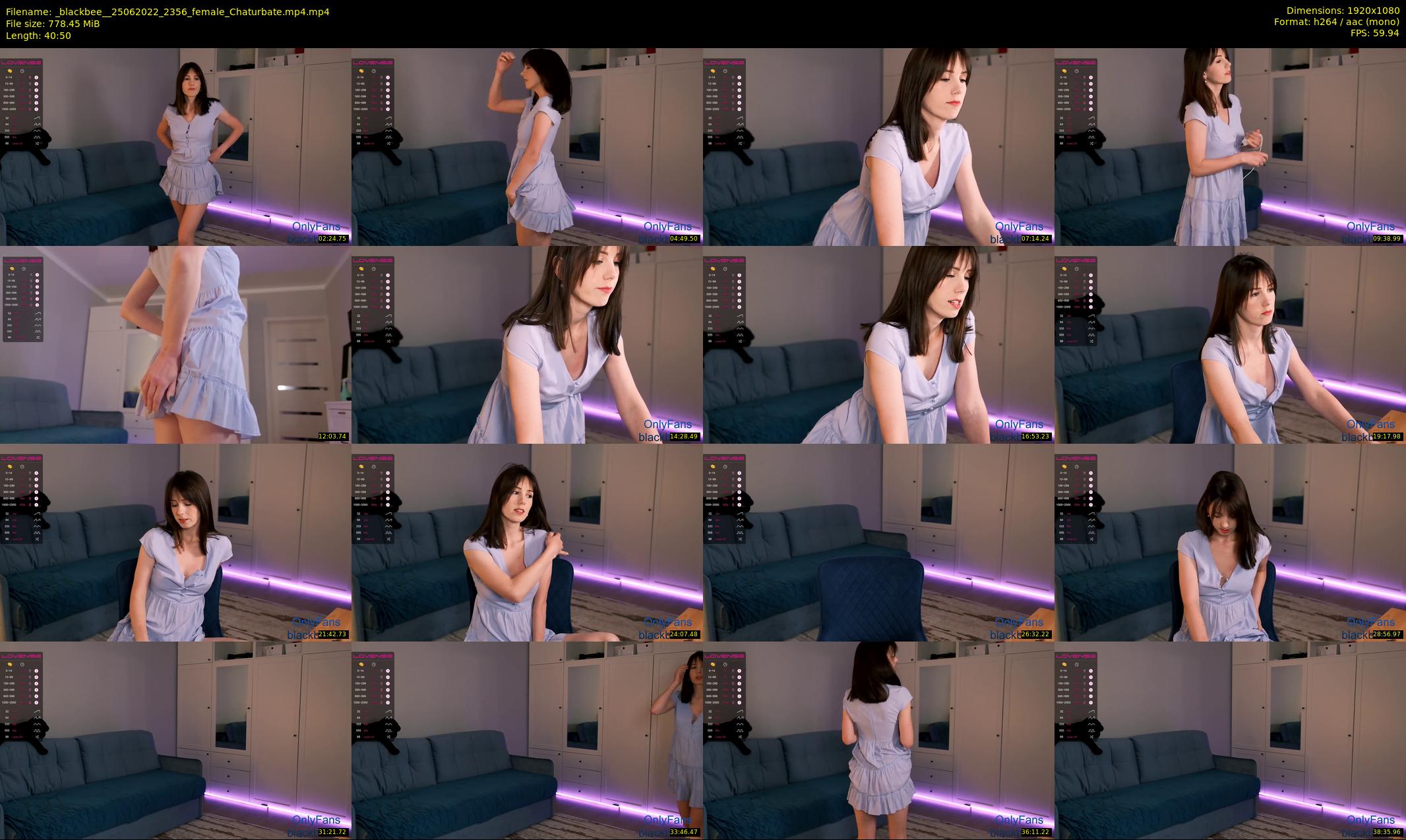 _blackbee_ — 41 minute Chaturbate female cam show recording, 1080p, Jun 25, 2022