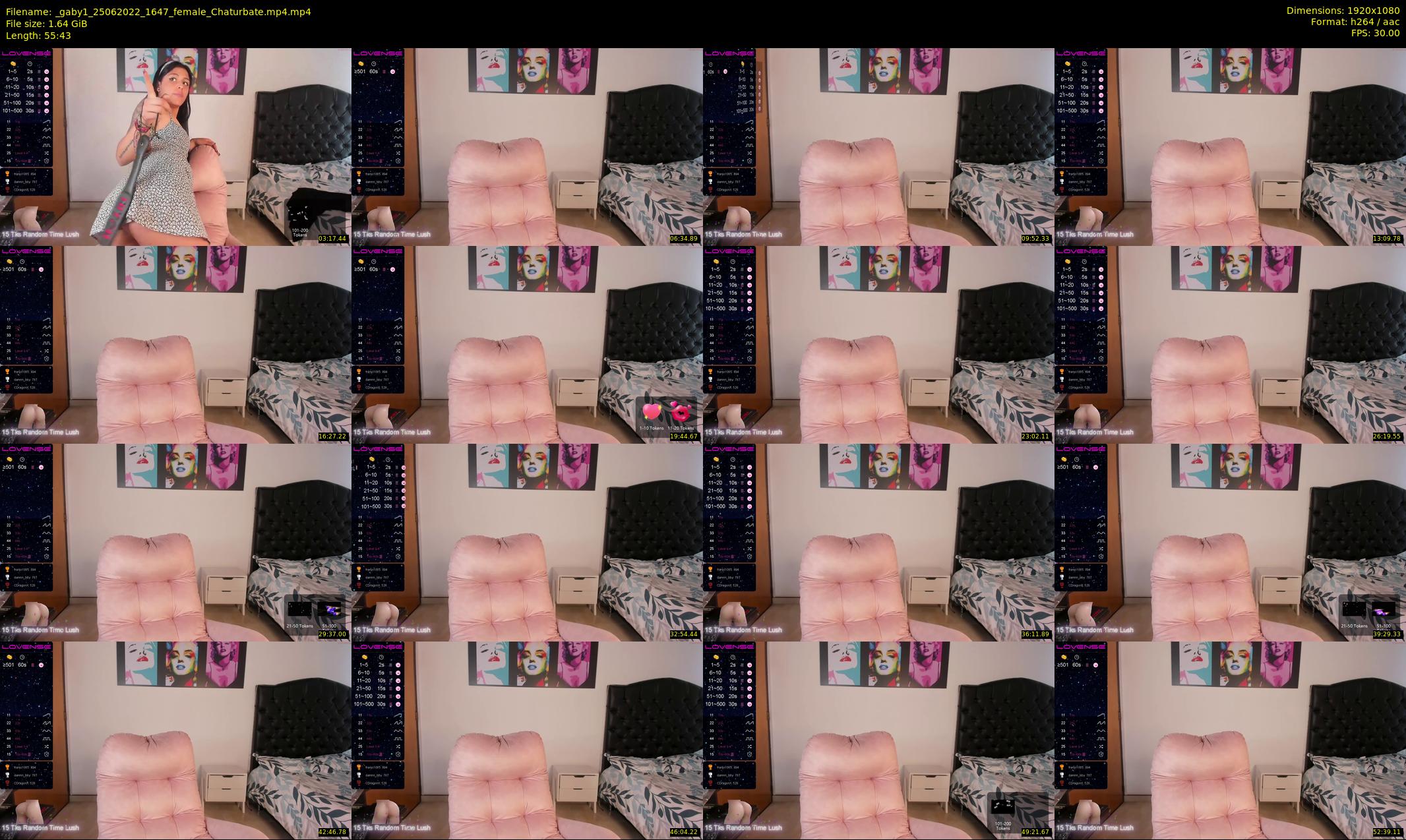 _gaby1 — 56 minute Chaturbate female cam show recording, 1080p, Jun 25, 2022
