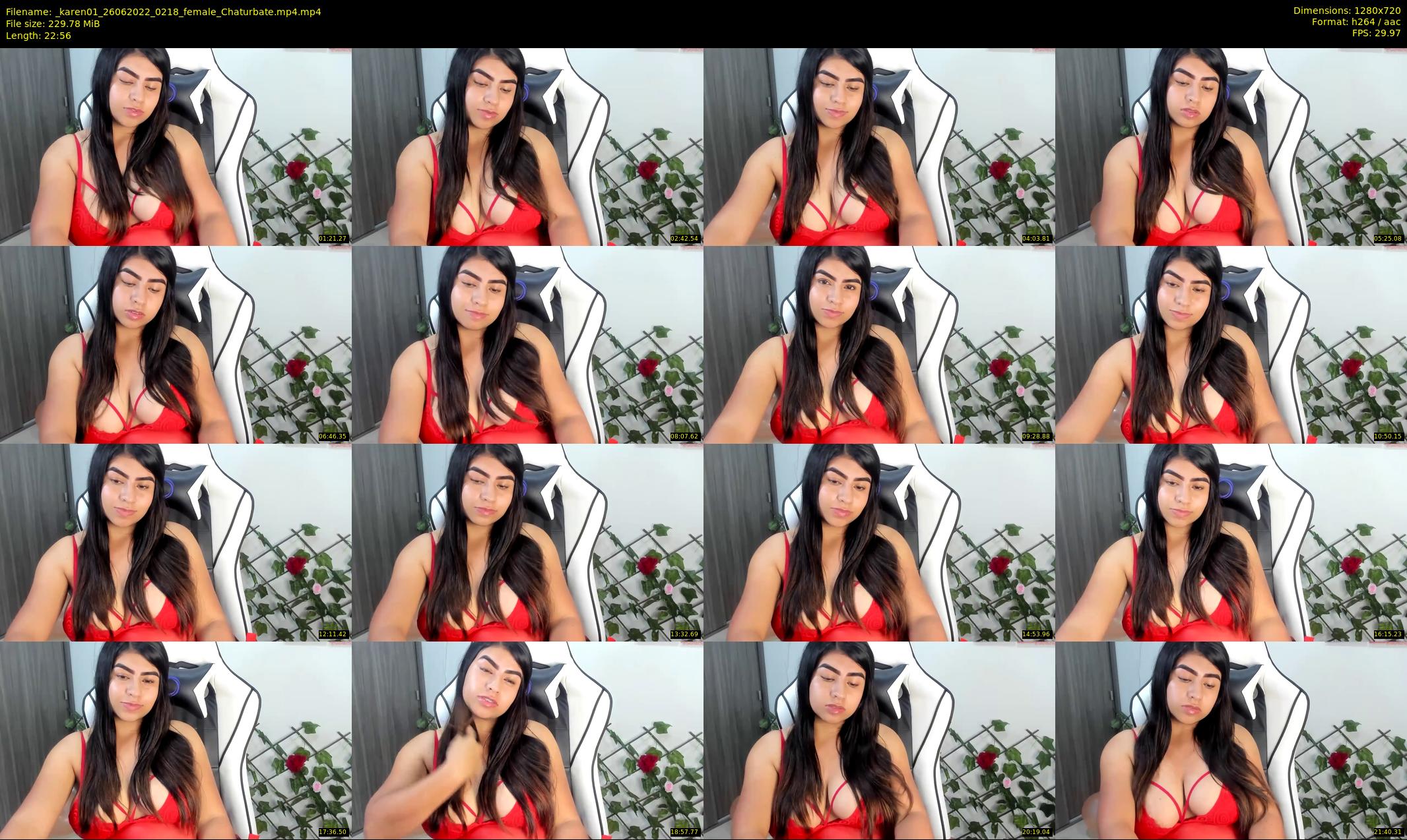 _karen01 — 23 minute Chaturbate female cam show recording, 720p, Jun 26, 2022