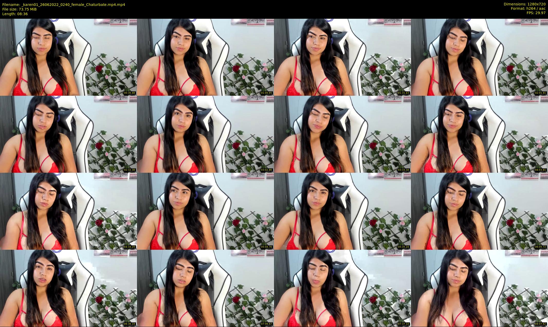 _karen01 — 9 minute Chaturbate female cam show recording, 720p, Jun 26, 2022