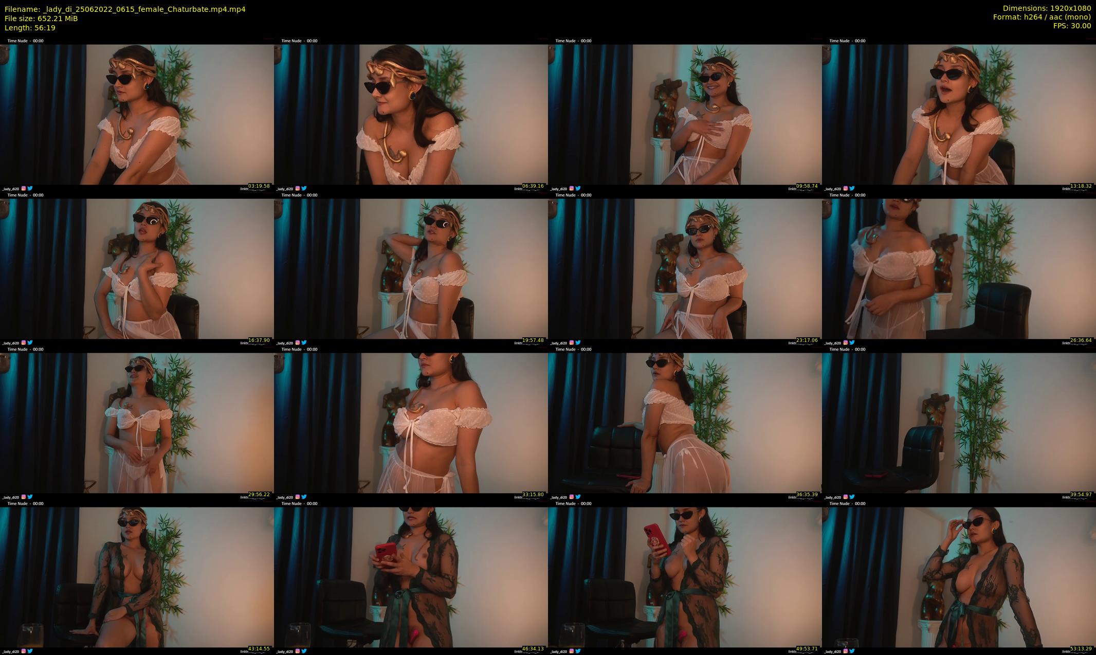_lady_di — 57 minute Chaturbate female cam show recording, 1080p, Jun 25, 2022