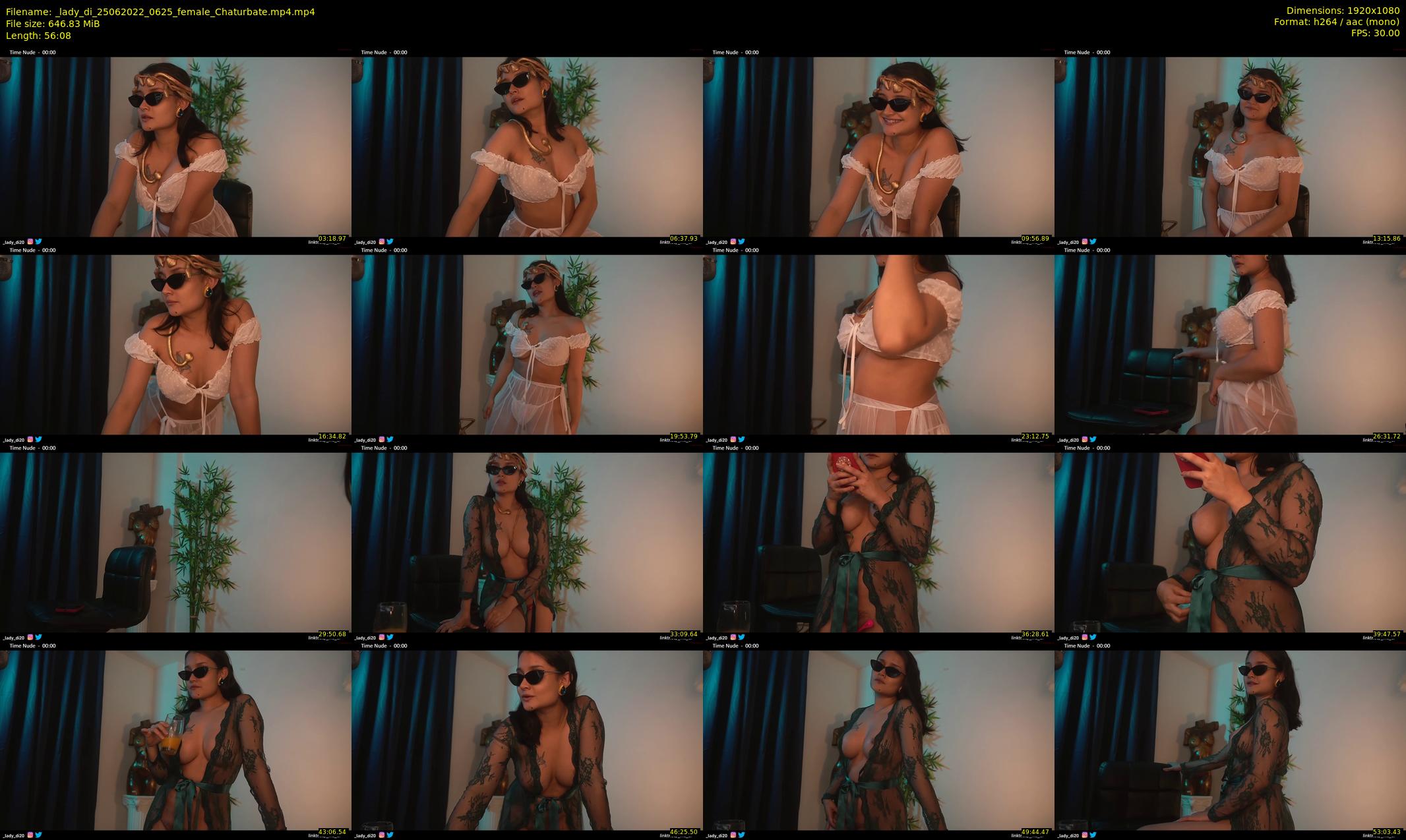 _lady_di — 57 minute Chaturbate female cam show recording, 1080p, Jun 25, 2022