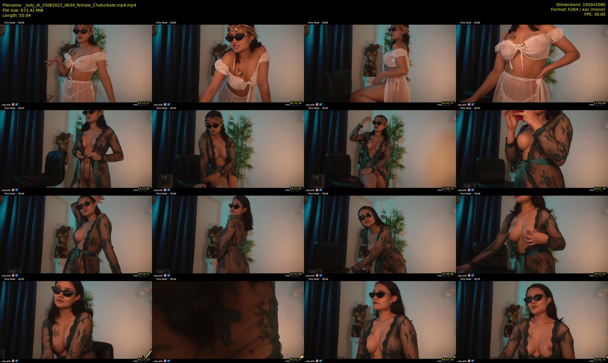 _lady_di — 56 minute Chaturbate female cam show recording, 1080p, Jun 25, 2022