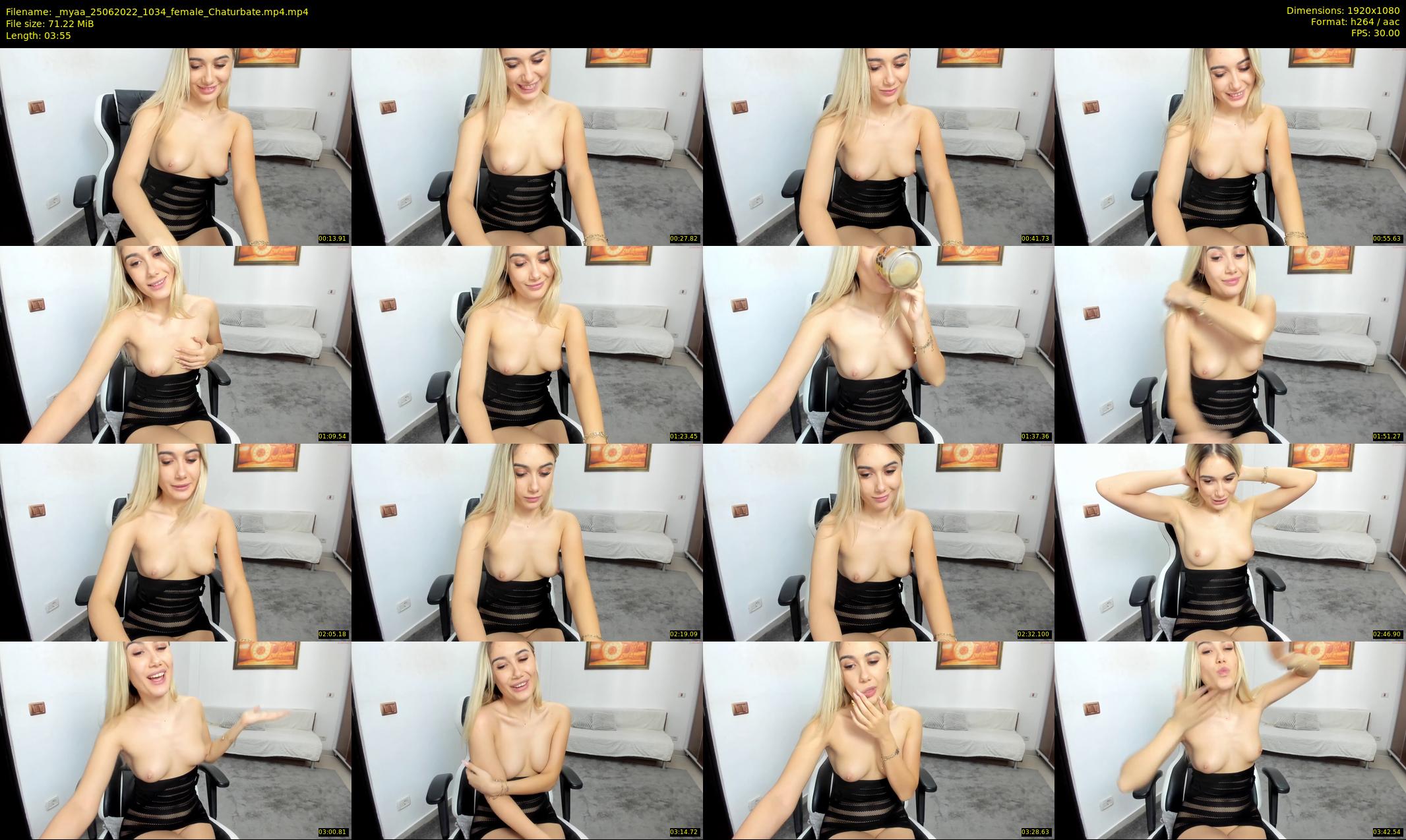 _myaa — 4 minute Chaturbate female cam show recording, 1080p, Jun 25, 2022