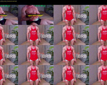 adam_muscle_ — 58 minute Chaturbate male cam show recording, 1080p, Jun 26, 2022