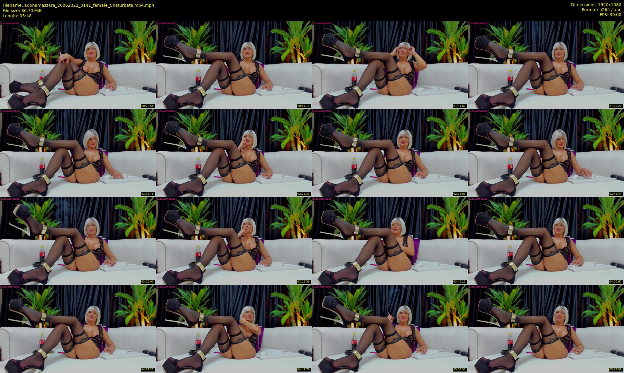 adonamazzara — 6 minute Chaturbate female cam show recording, 1080p, Jun 26, 2022