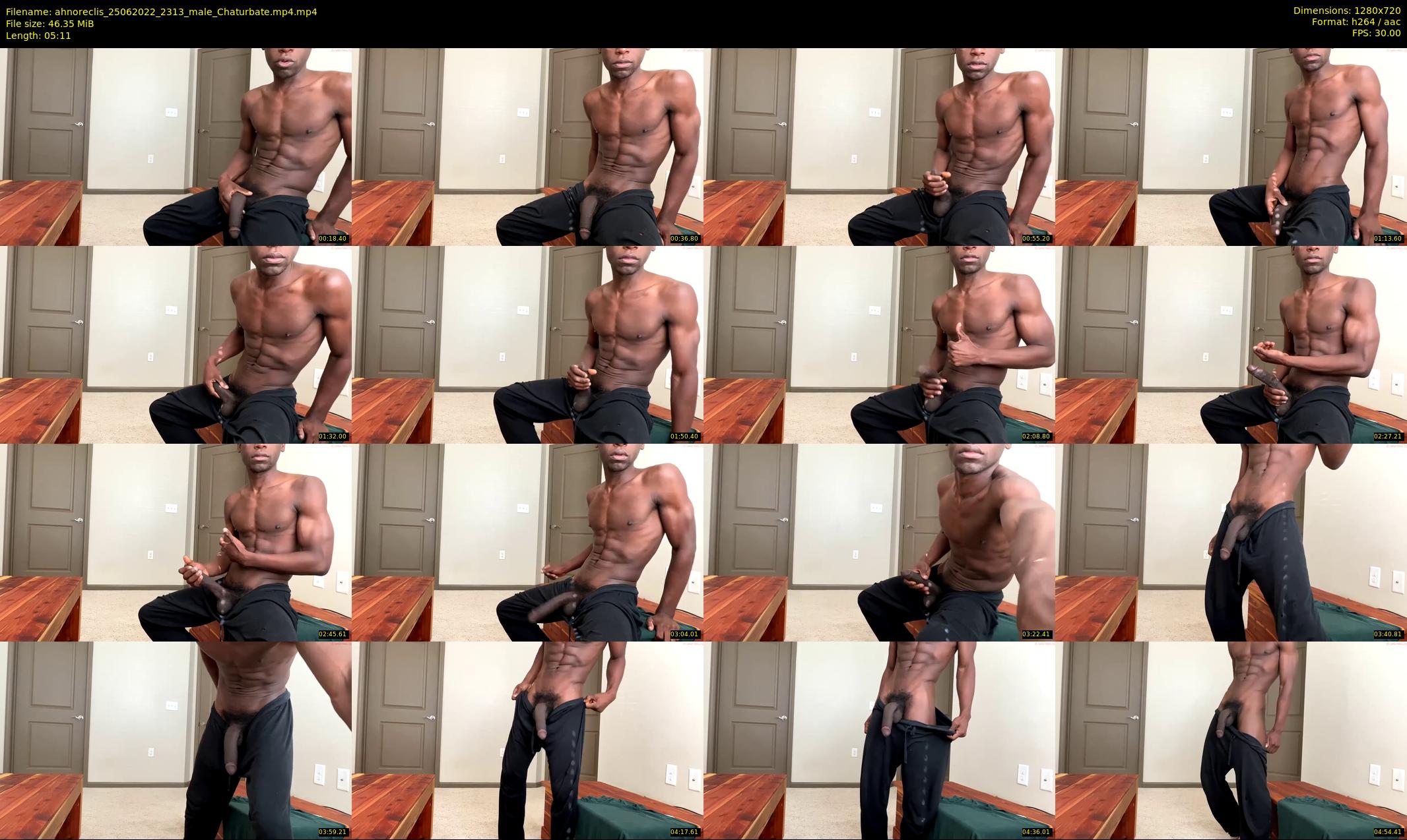 ahnoreclis — 6 minute Chaturbate male cam show recording, 720p, Jun 25, 2022