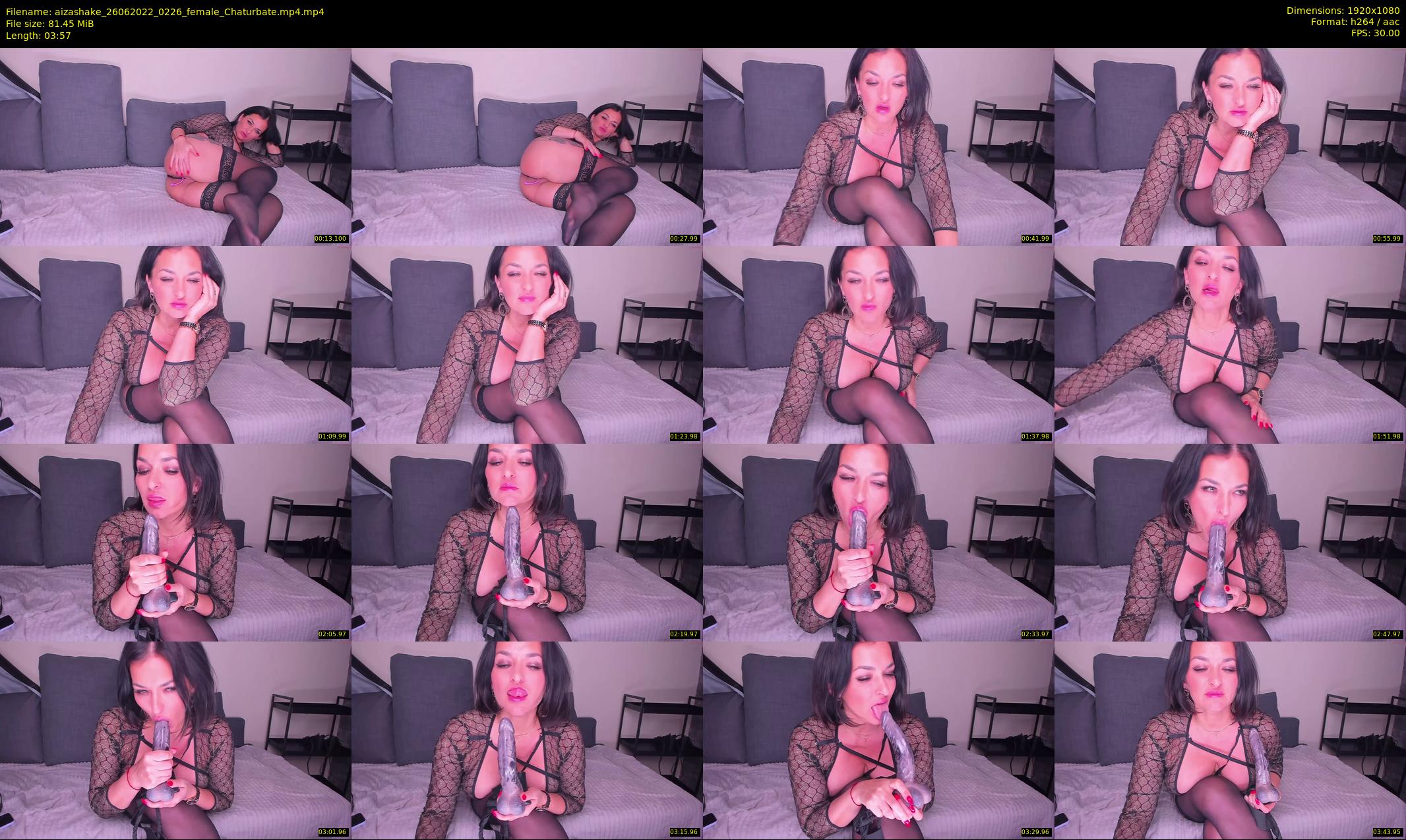 aizashake — 4 minute Chaturbate female cam show recording, 1080p, Jun 26, 2022