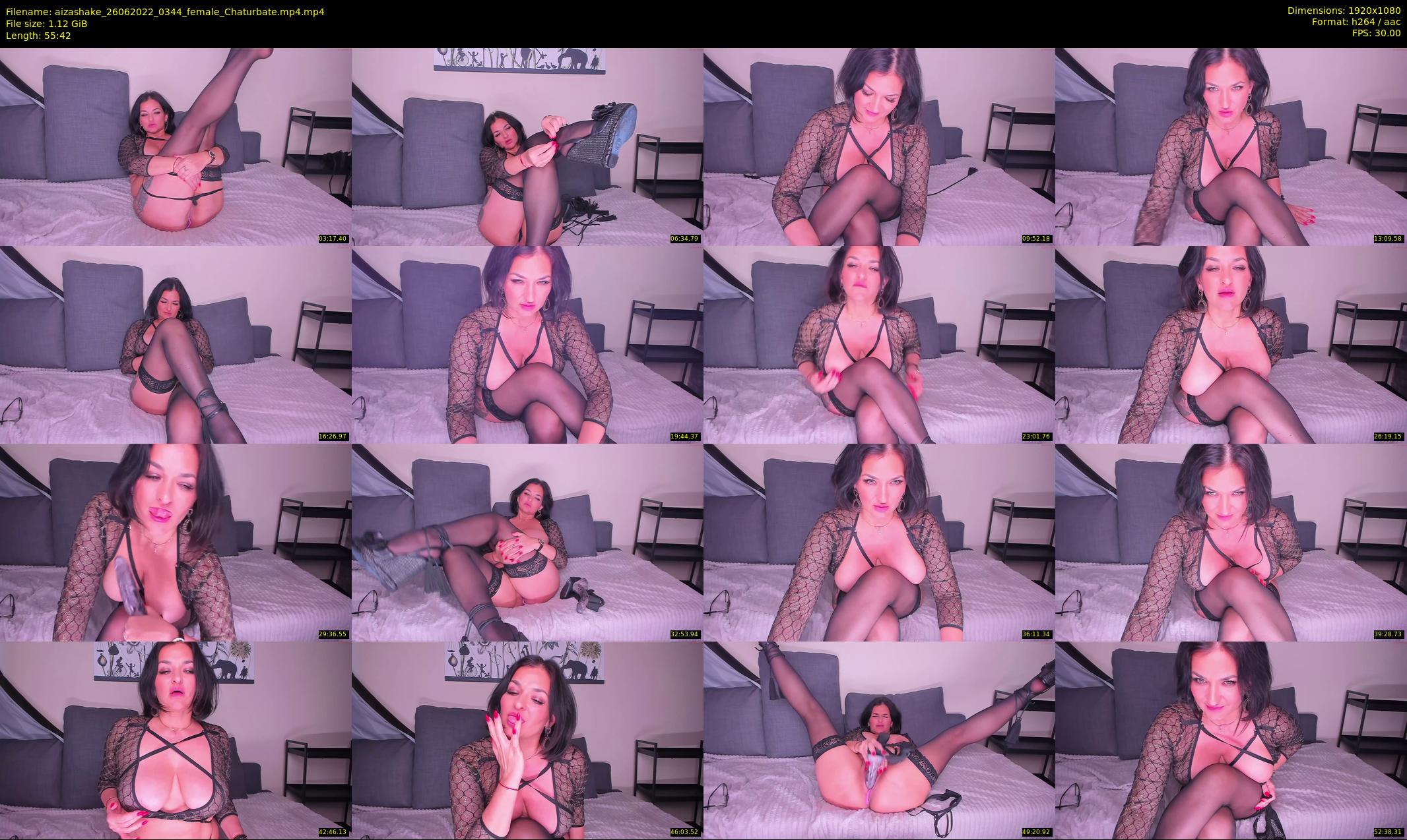 aizashake — 56 minute Chaturbate female cam show recording, 1080p, Jun 26, 2022