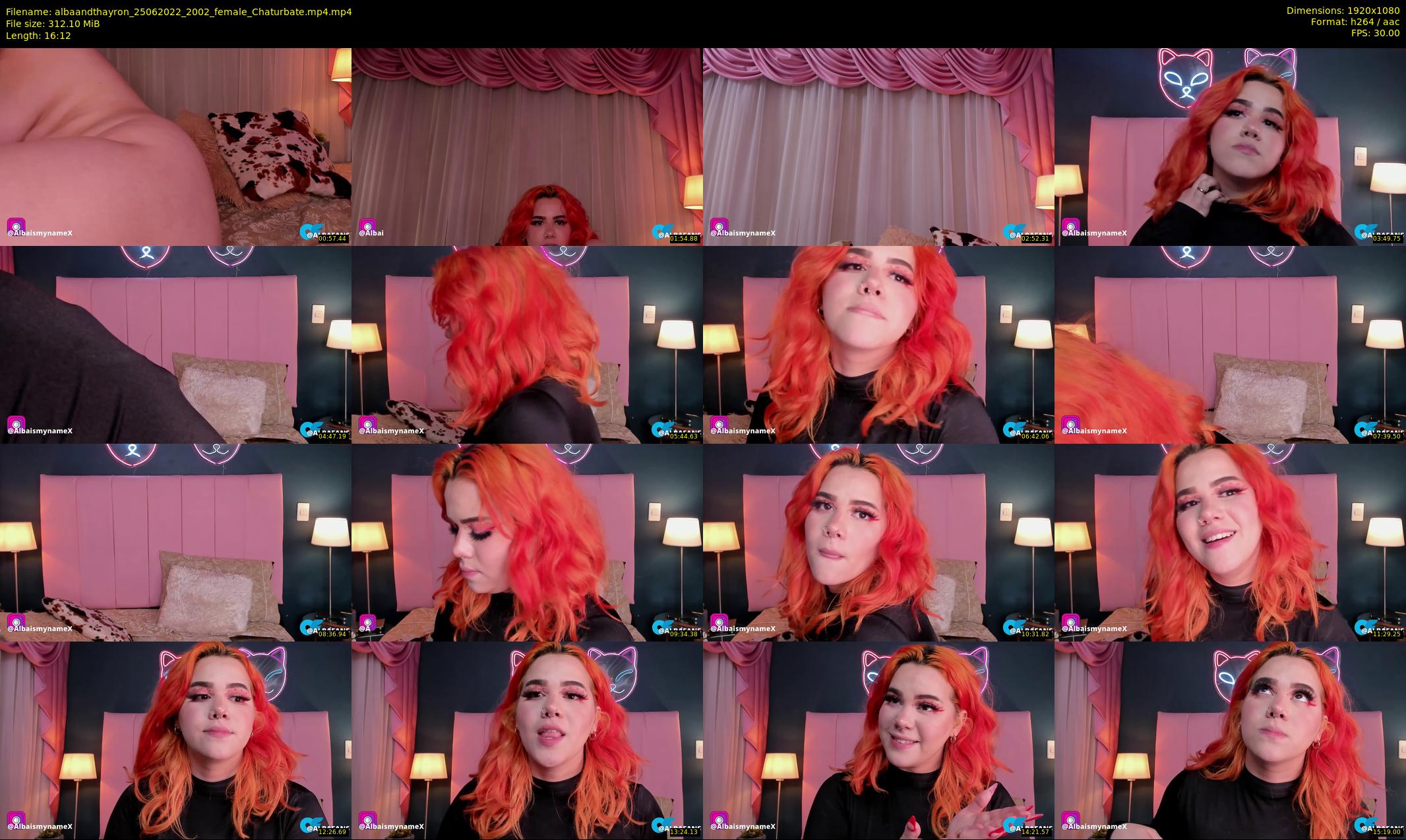 albaandthayron — 17 minute Chaturbate couple cam show recording, 1080p, Jun 25, 2022