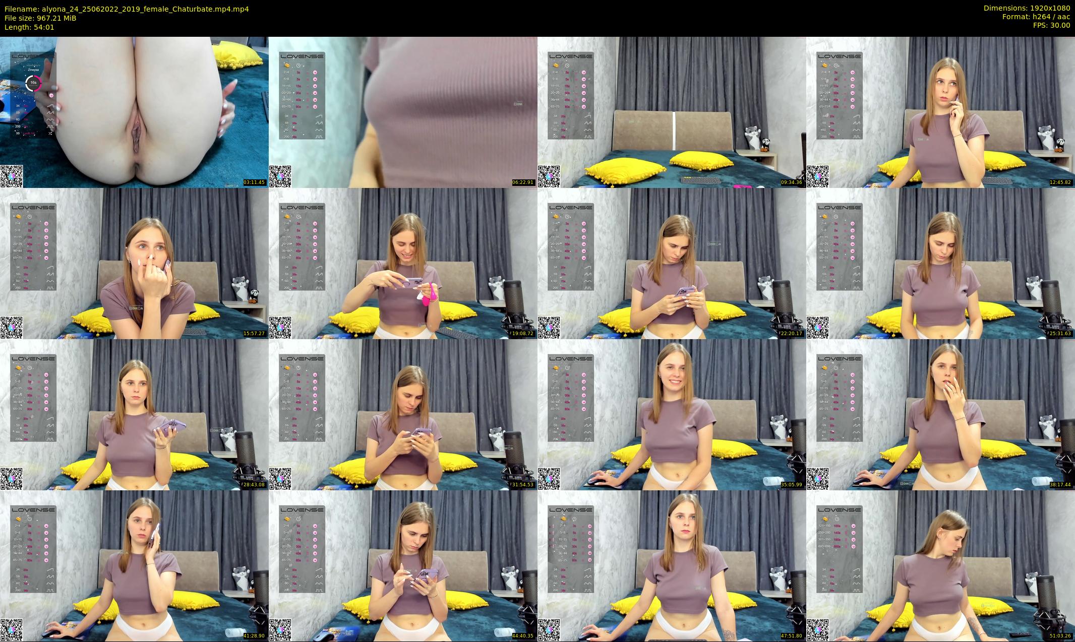 alyona_24 — 55 minute Chaturbate female cam show recording, 1080p, Jun 25, 2022
