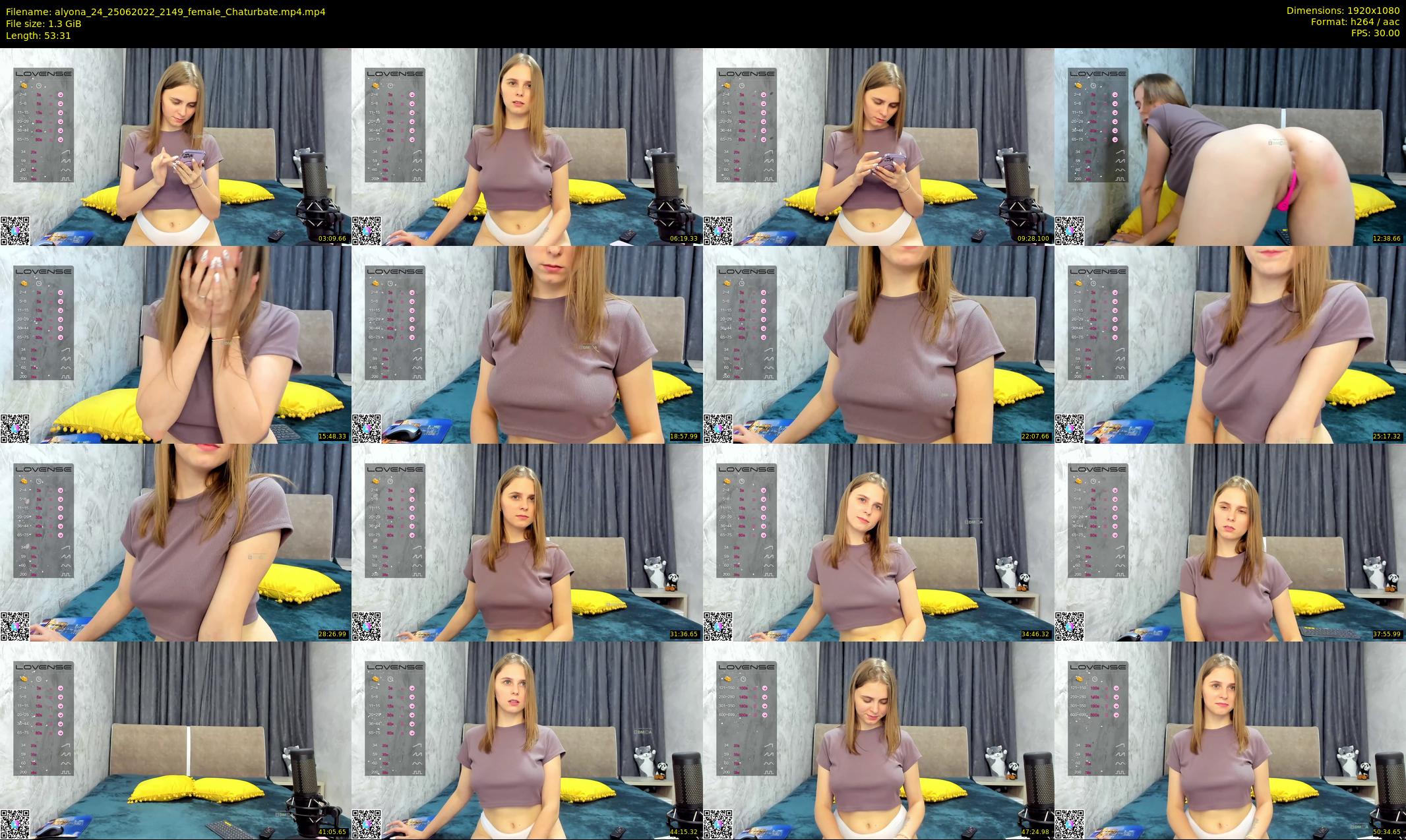 alyona_24 — 54 minute Chaturbate female cam show recording, 1080p, Jun 25, 2022