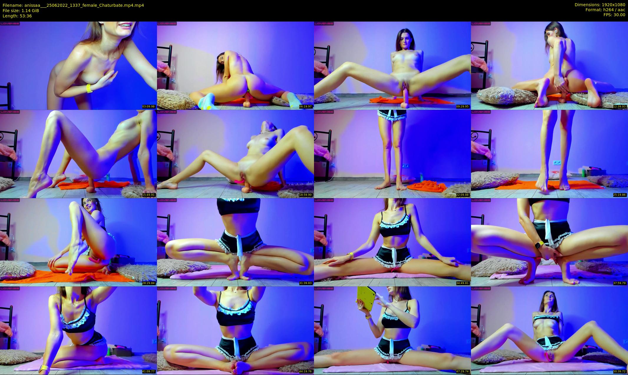 anissaa__ — 54 minute Chaturbate female cam show recording, 1080p, Jun 25, 2022