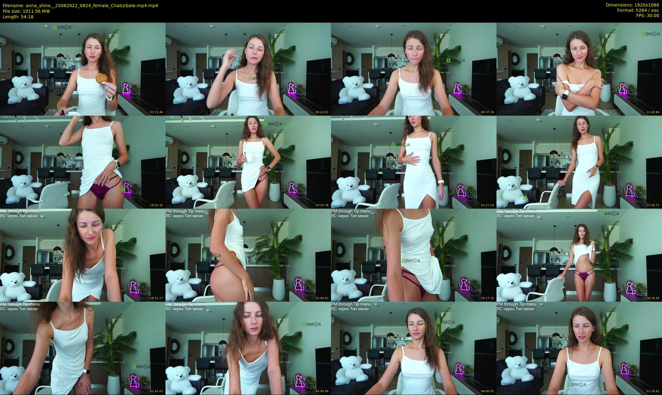 anna_shine_ — 55 minute Chaturbate female cam show recording, 1080p, Jun 25, 2022