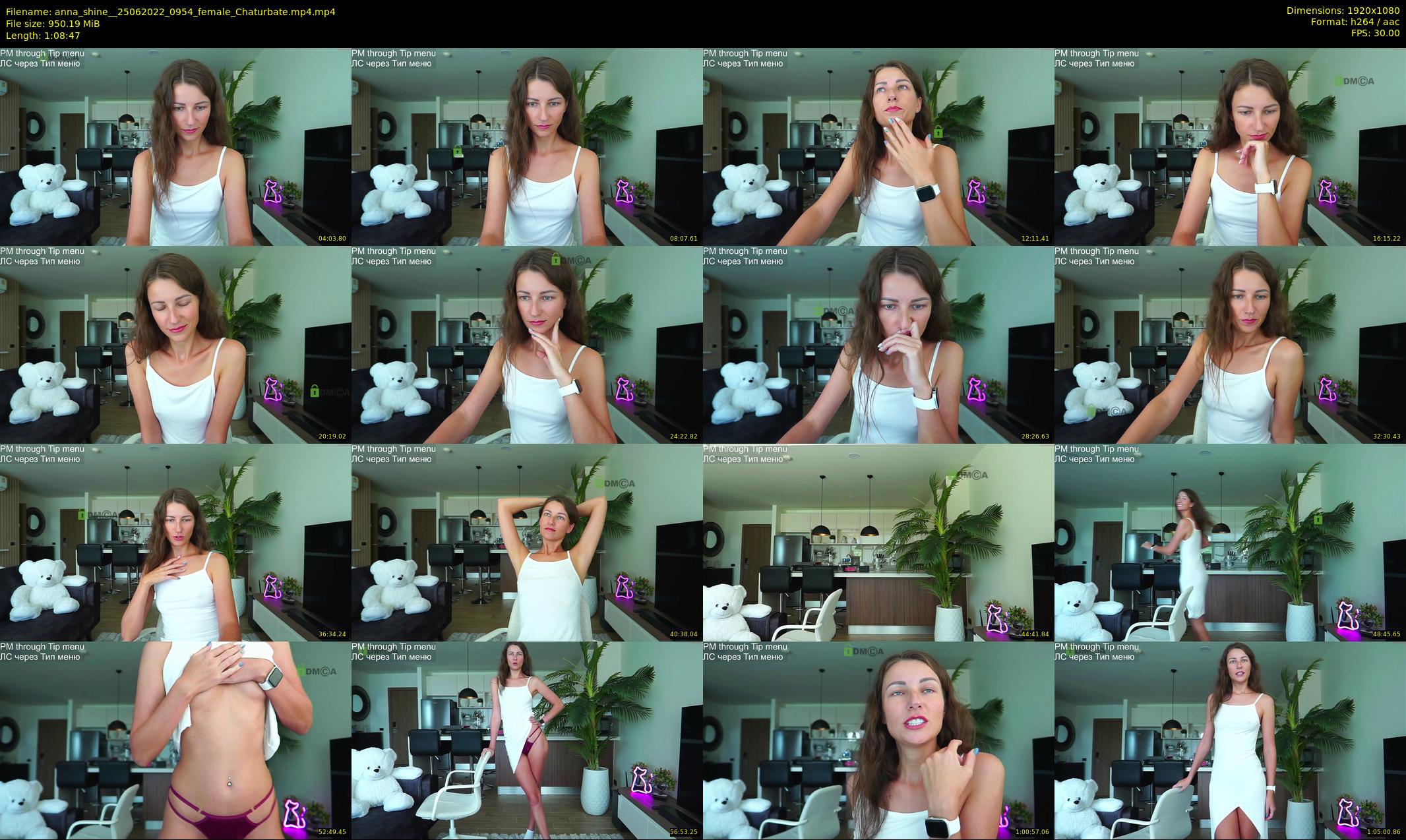 anna_shine_ — 69 minute Chaturbate female cam show recording, 1080p, Jun 25, 2022