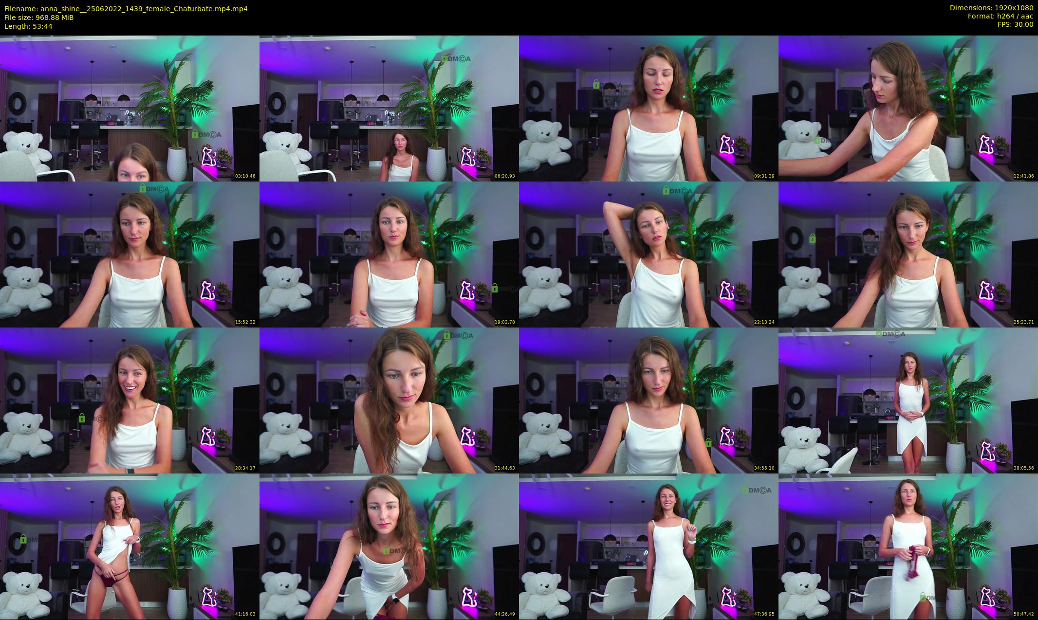 anna_shine_ — 54 minute Chaturbate female cam show recording, 1080p, Jun 25, 2022