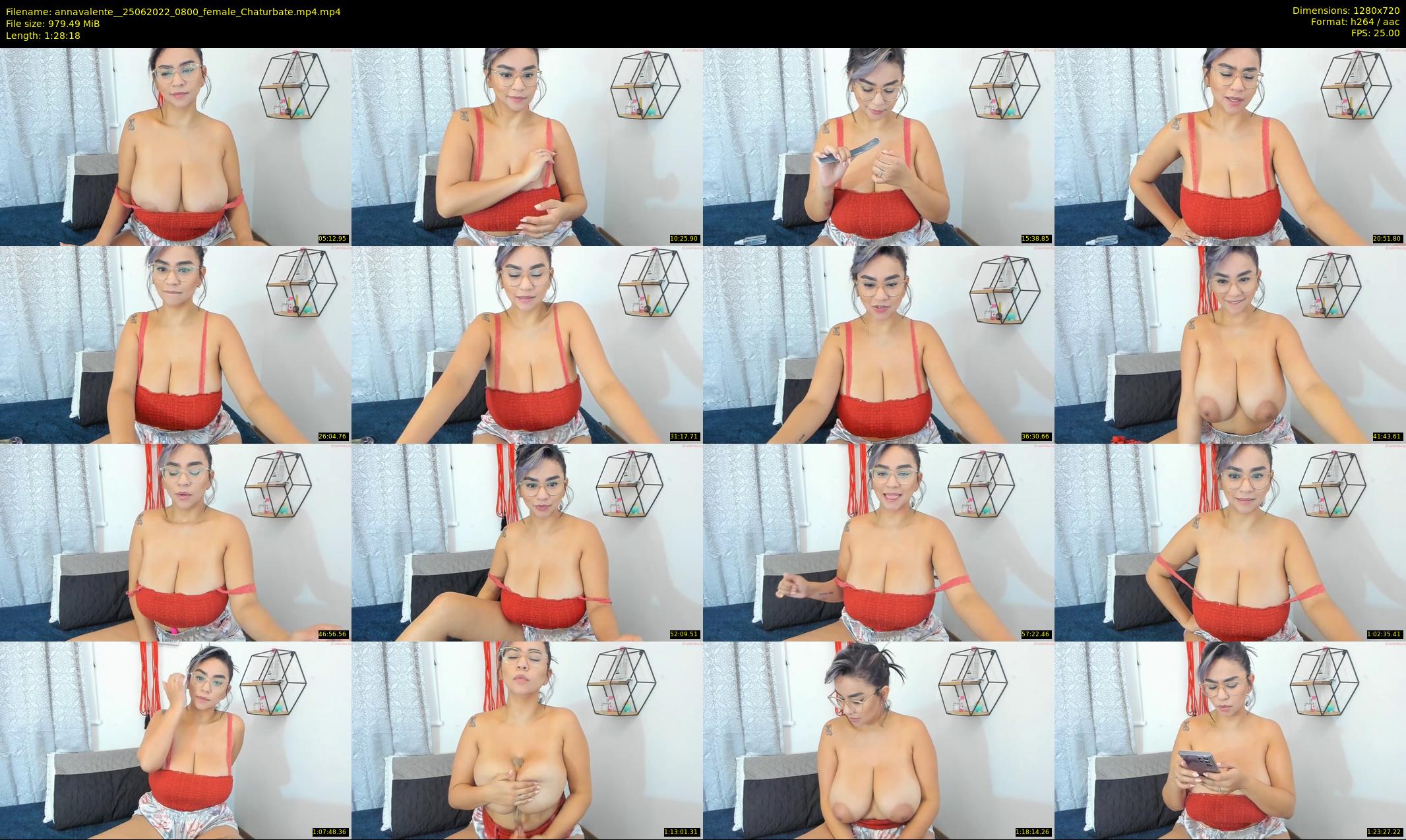 annavalente_ — 89 minute Chaturbate female cam show recording, 720p, Jun 25, 2022